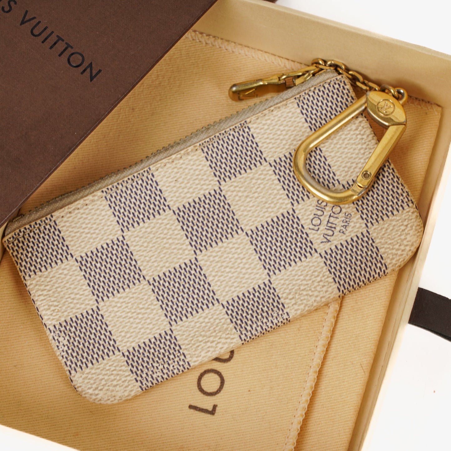 Louis Vuitton Damier Azur Key Pouch