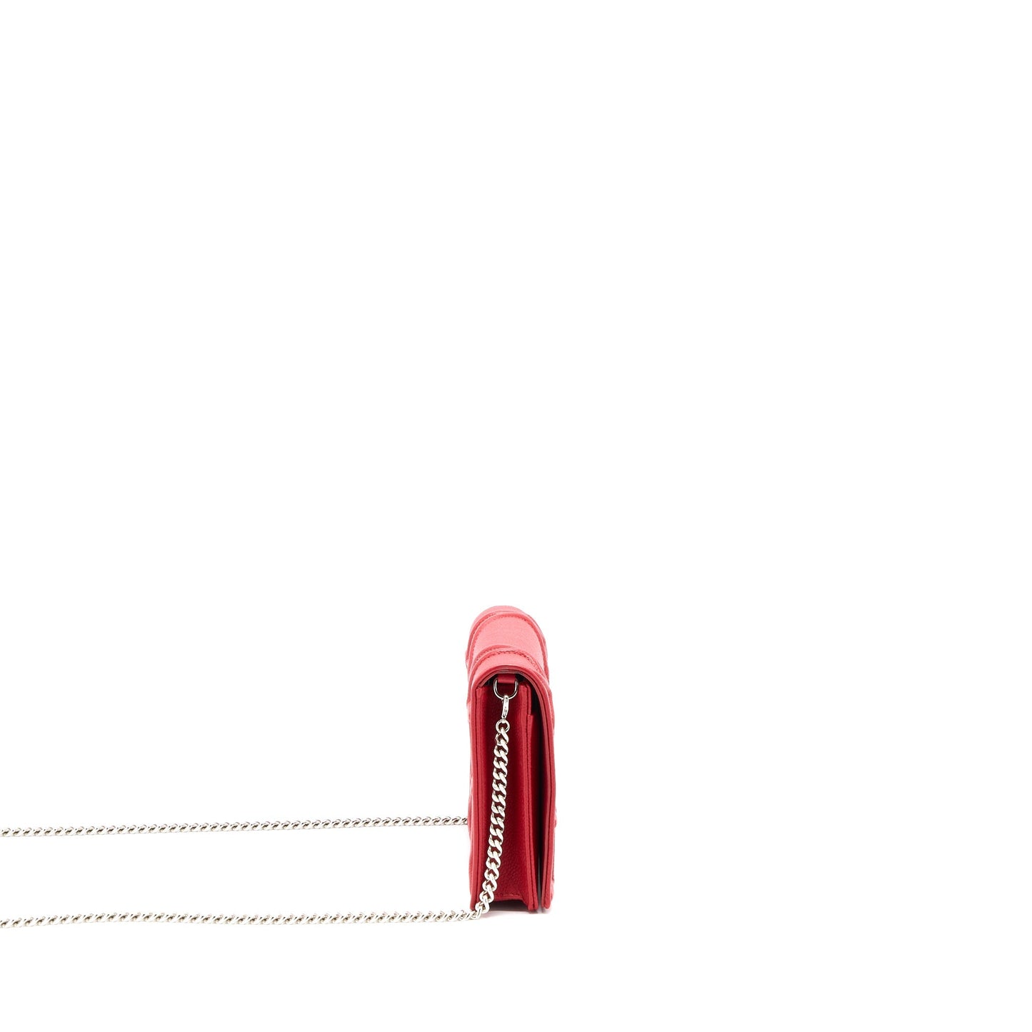 Dior Diorama Wallet On Chain Calfskin Red