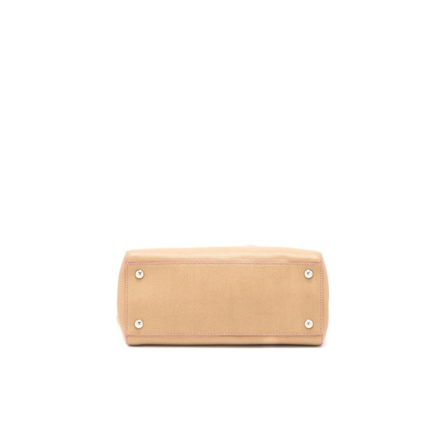 Fendi 2Jours Tote Purse Beige