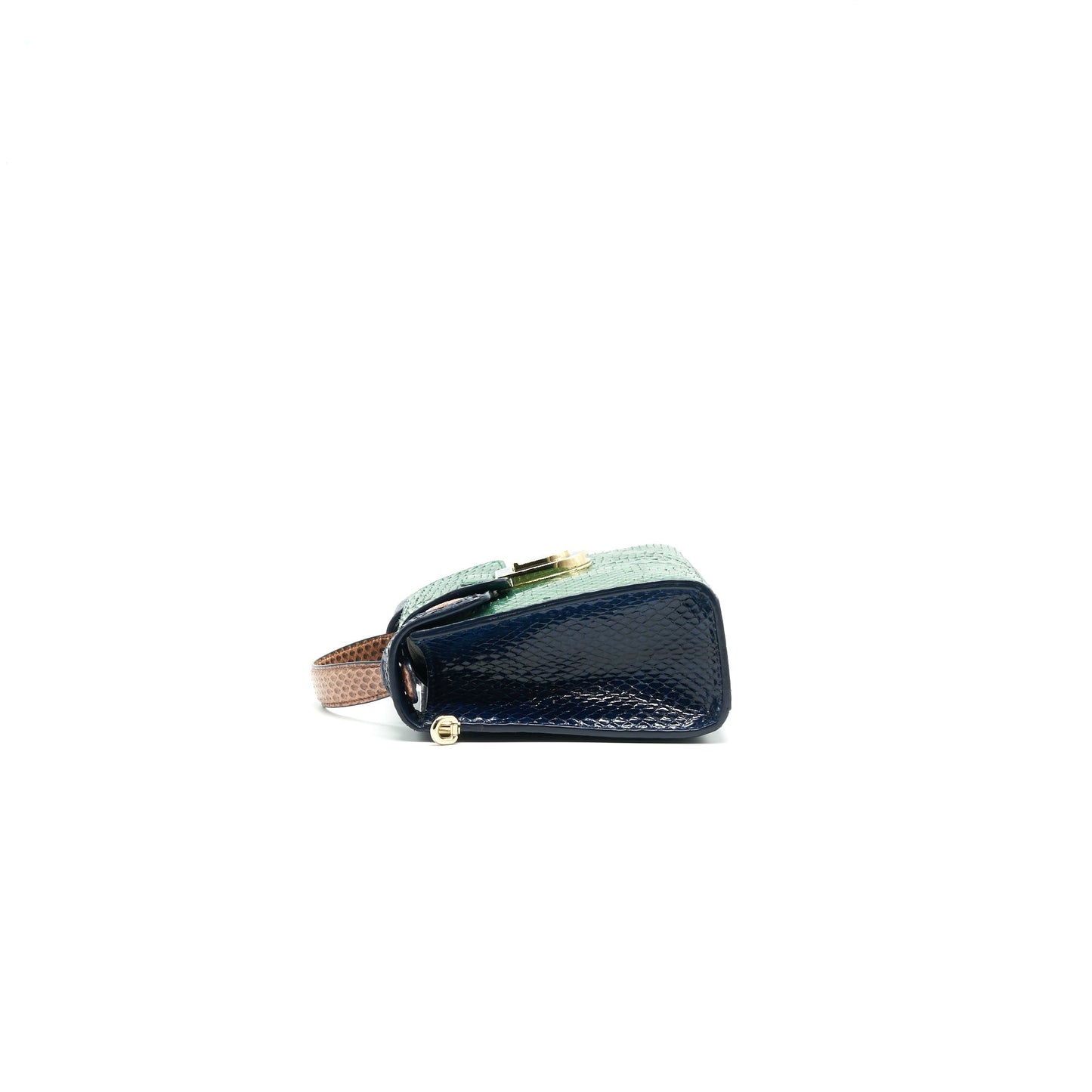 Christian Dior Python Clutch/ Crossbody Purse Multi Colour