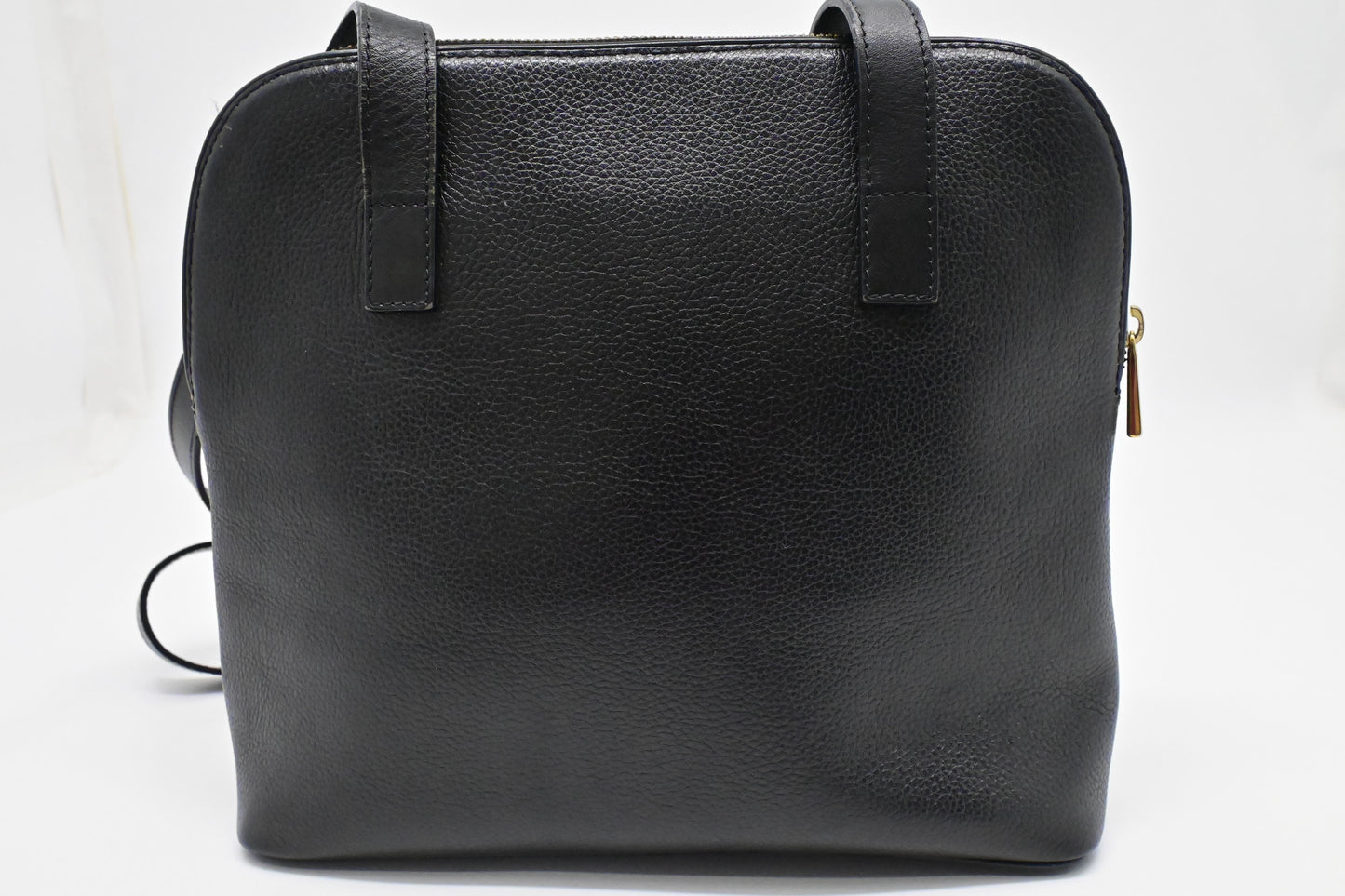 Celine Shoulder Bag in Black Leather