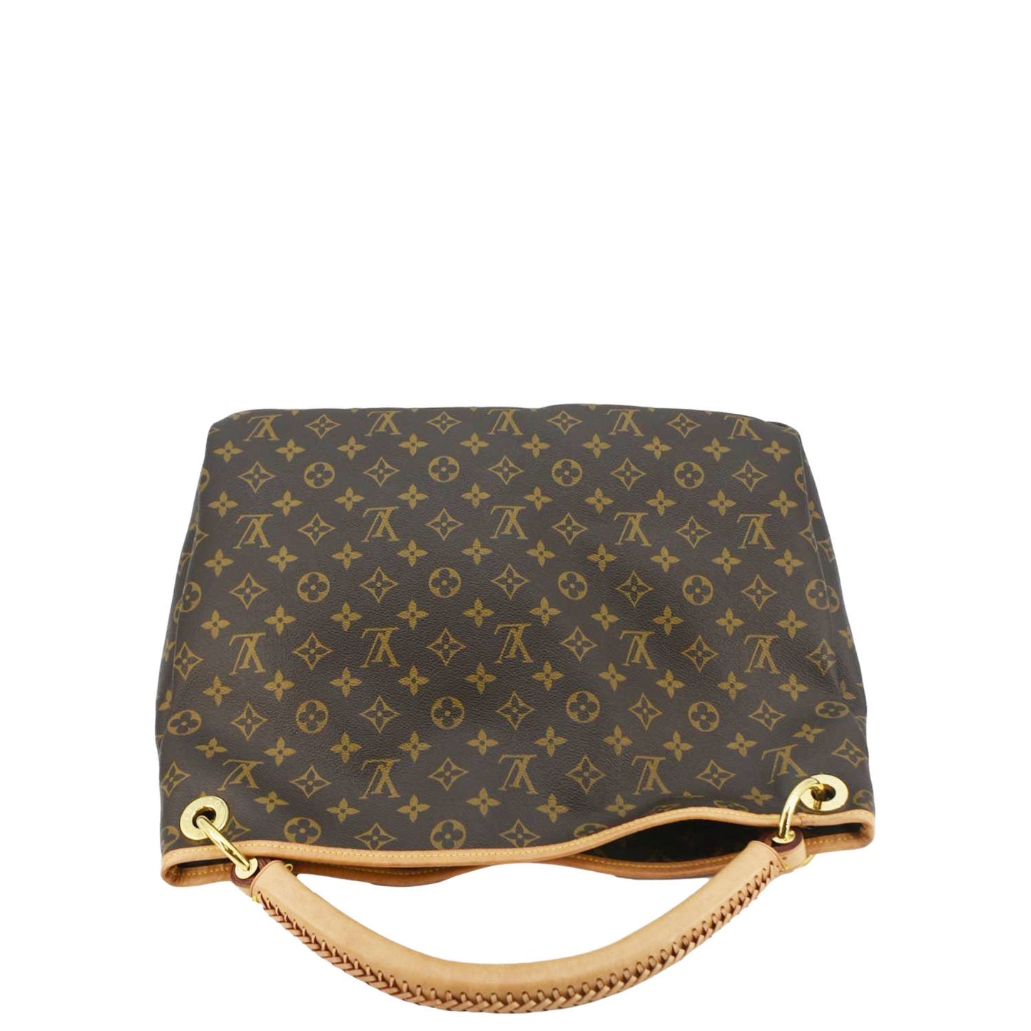 LOUIS VUITTON Artsy MM Monogram Canvas Hobo Bag Brown