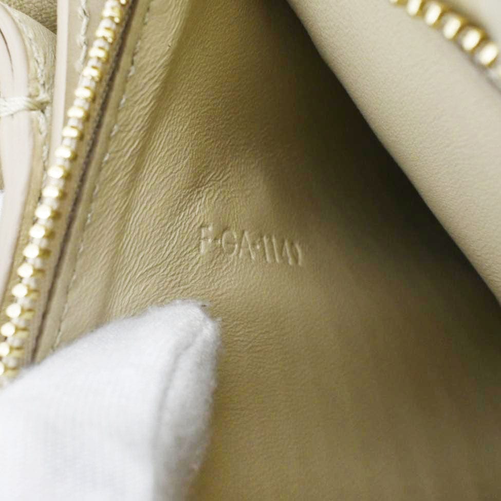 CELINE Classic Box Medium Leather Flap Shoulder Bag Greige