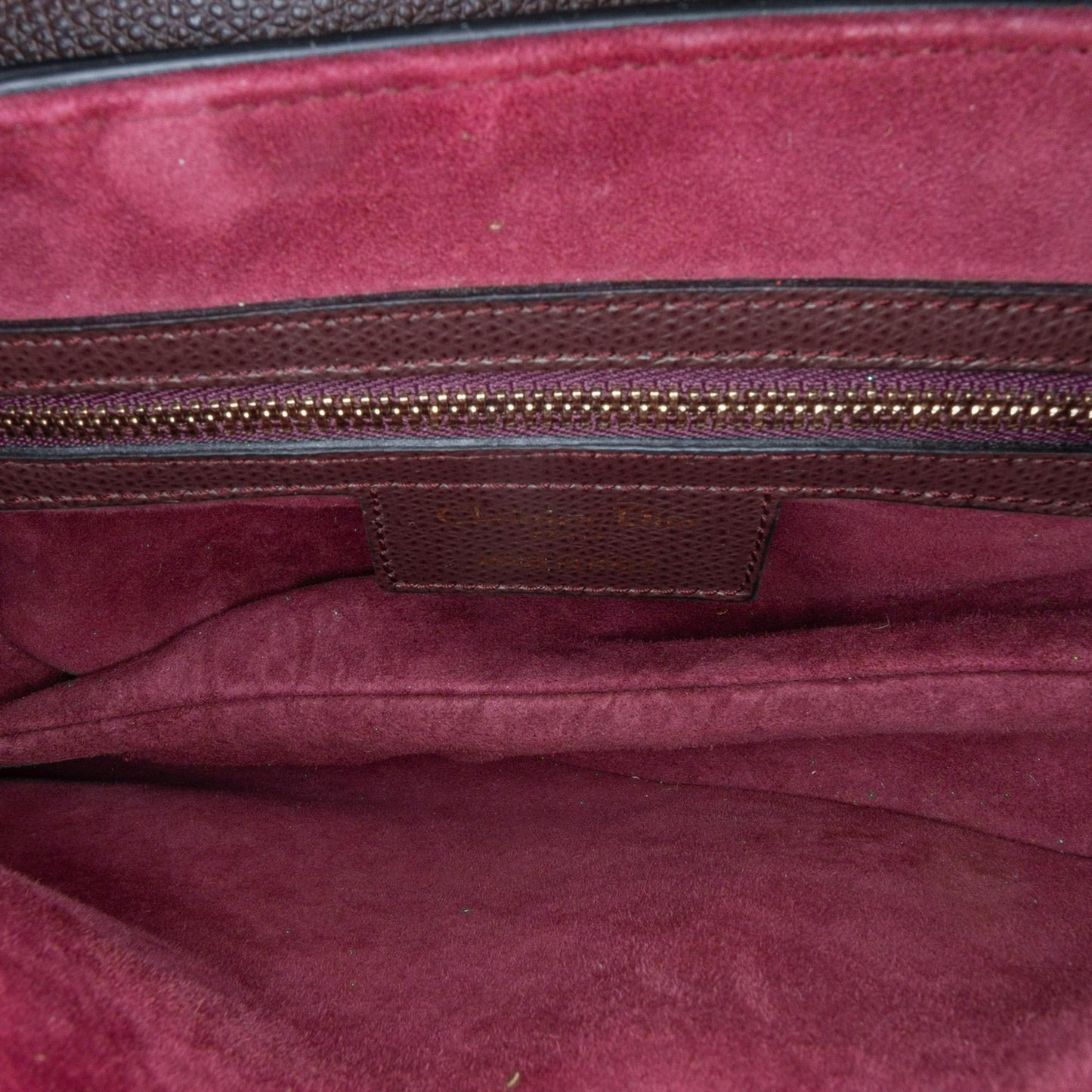 Dior Grained Calfskin Saddle Bag