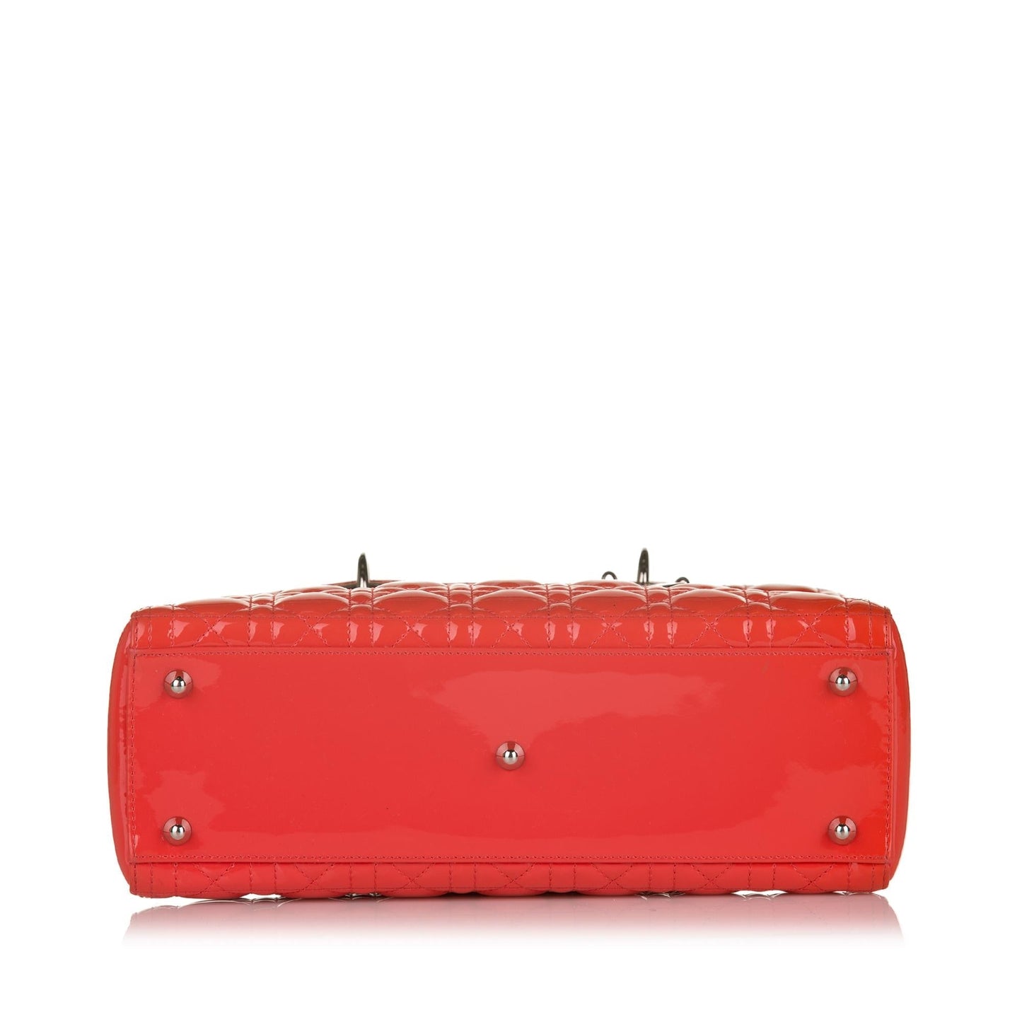 Dior Large Cannage Dior Patent Leather Handbag (SHG-32616)