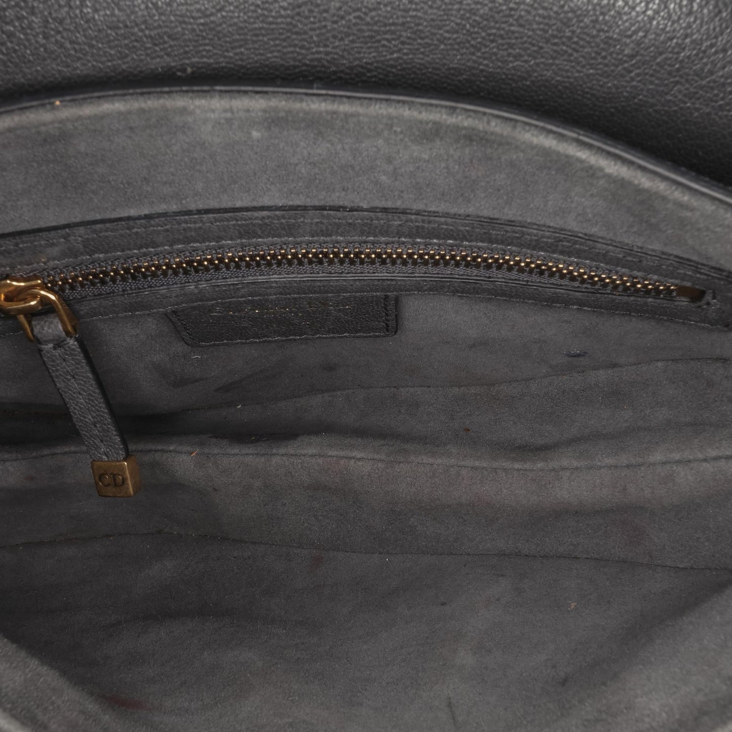 Dior Leather Saddle Bag