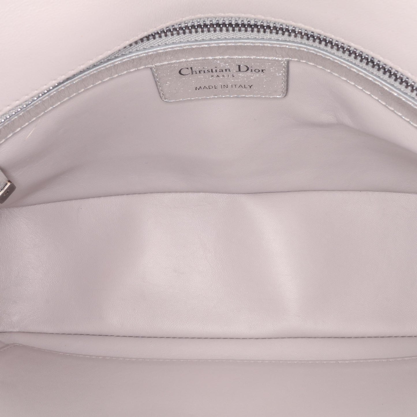 Dior Medium Metallic Calfskin Cannage Supple Caro Bag