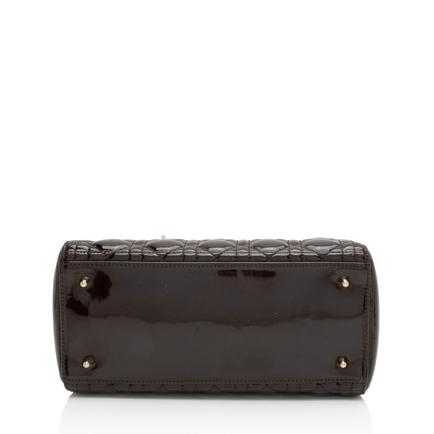 Dior Patent Leather Dior Medium Tote (SHF-c6eBWA)
