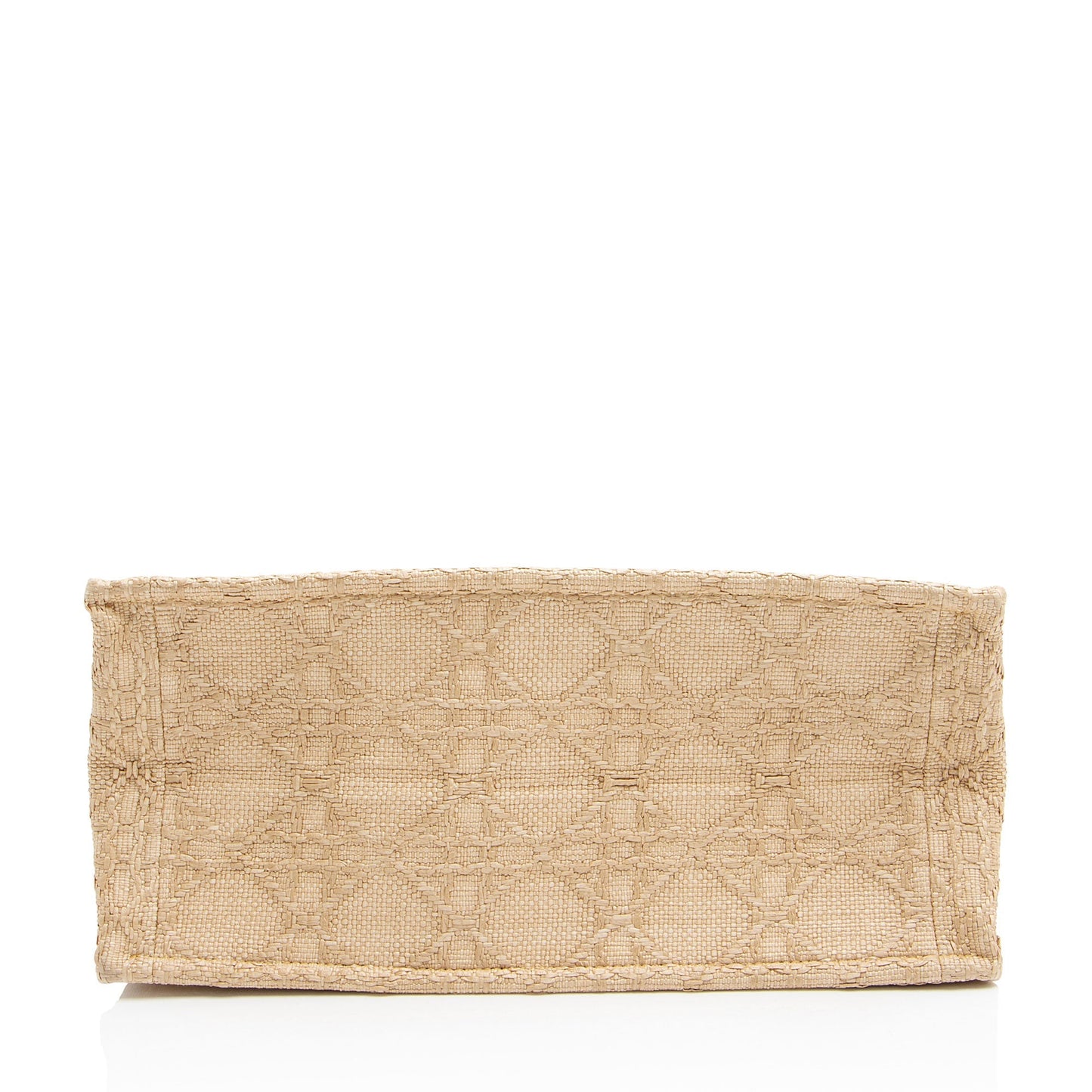 Dior Raffia Cannage Medium Book Tote (SHF-vp73d7)