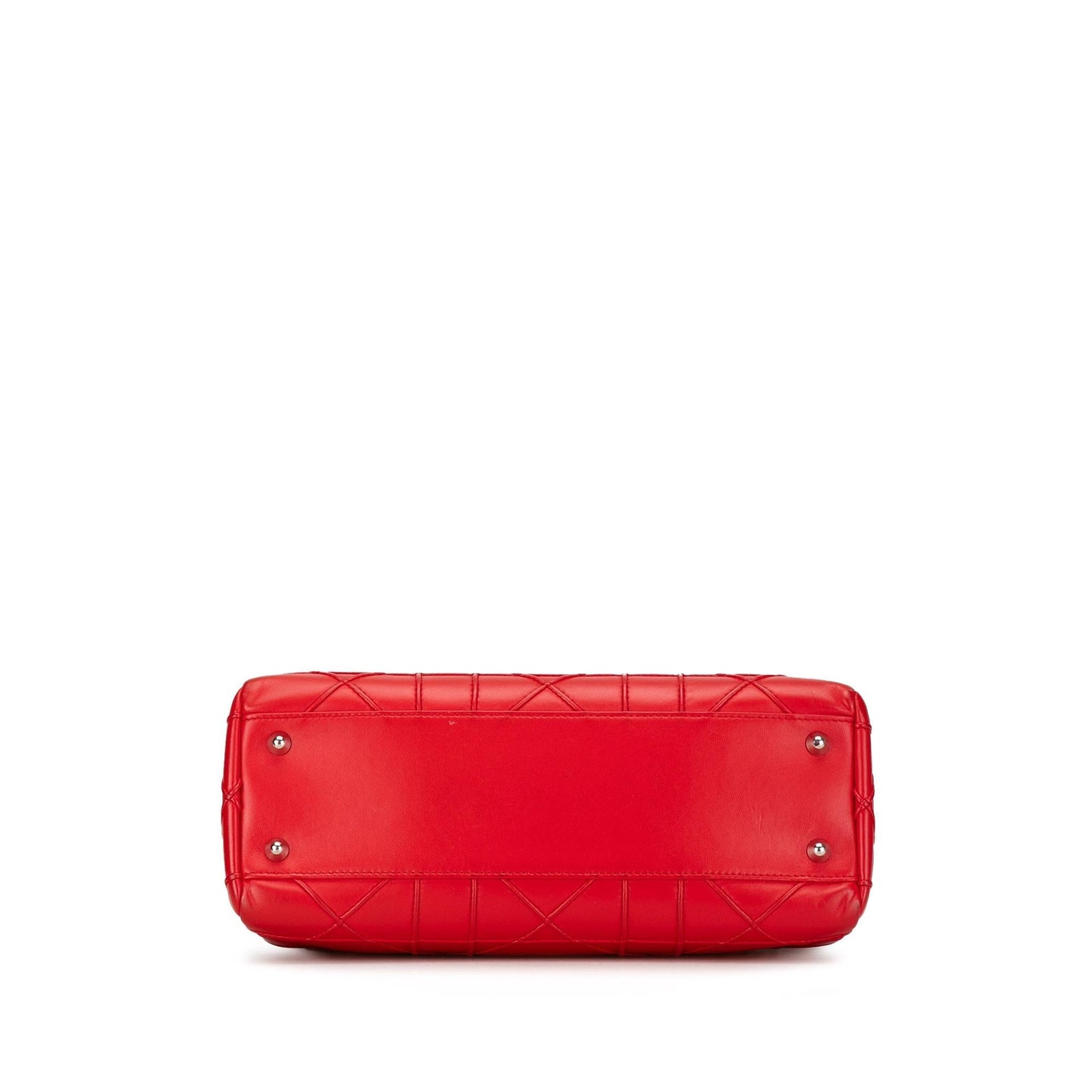 Dior Small Lambskin Cannage Soft Zip Shopping Tote (SHG-nnBORZ)