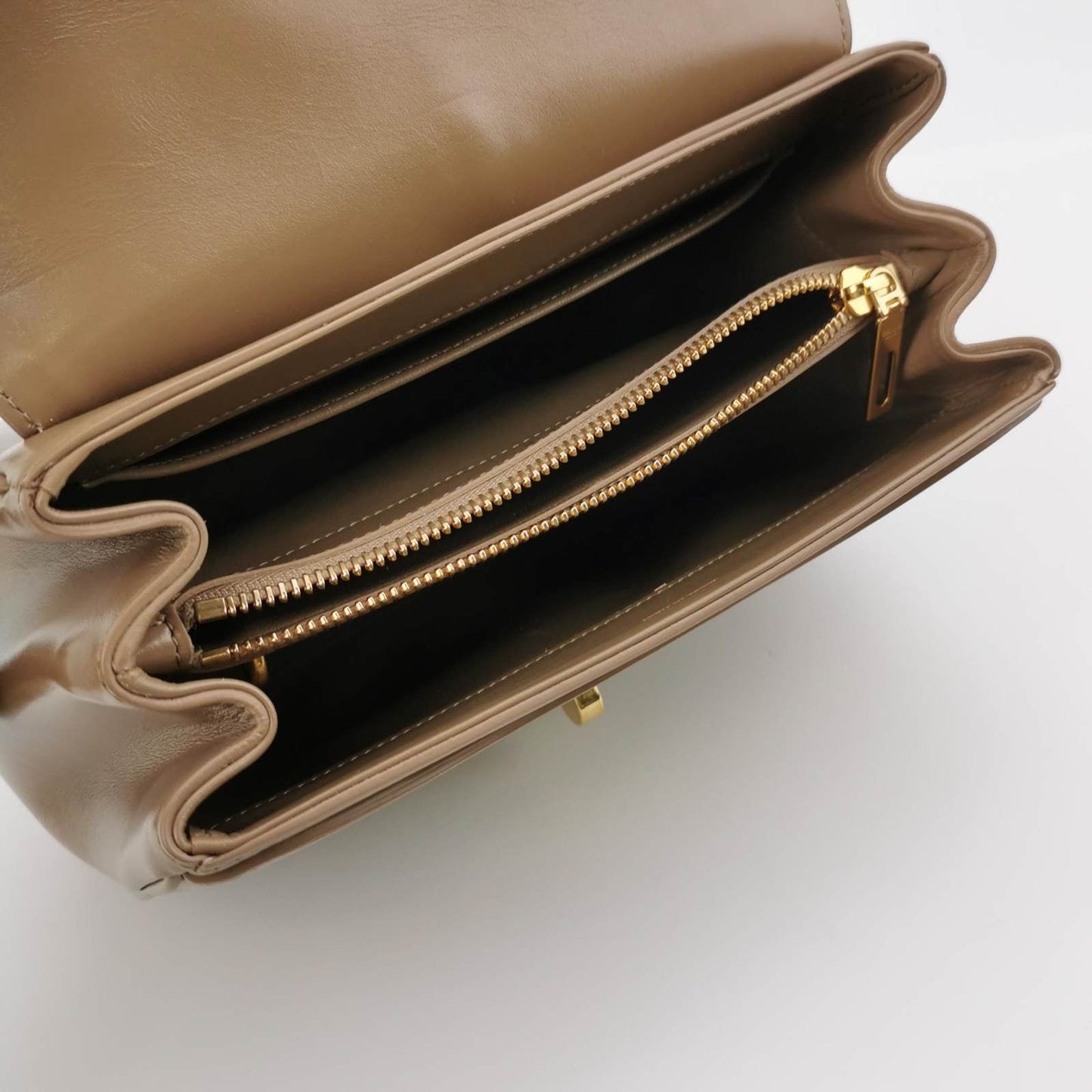 Celine 16 Bag Small Beige Smooth Calfskin Leather