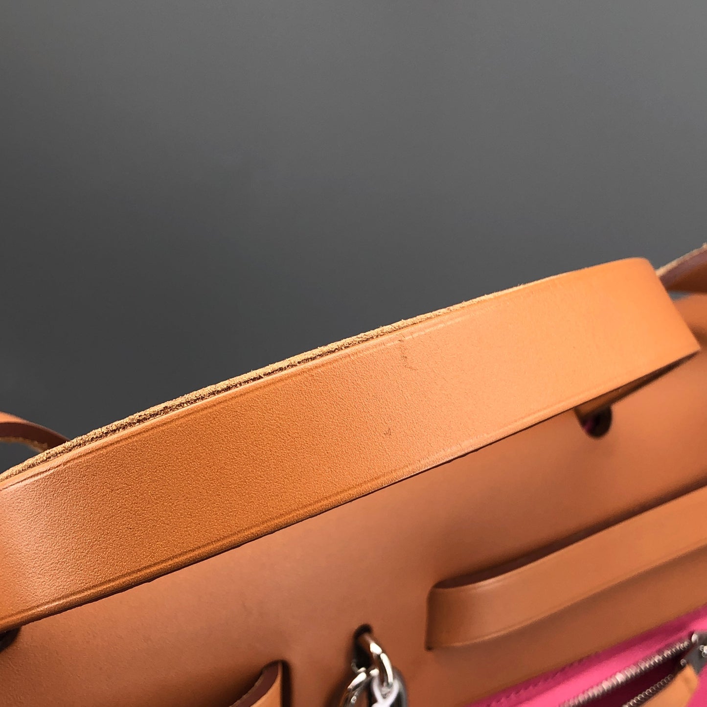 Hermes 2011 Pink Canvas Herbag 31 Shoulder Bag