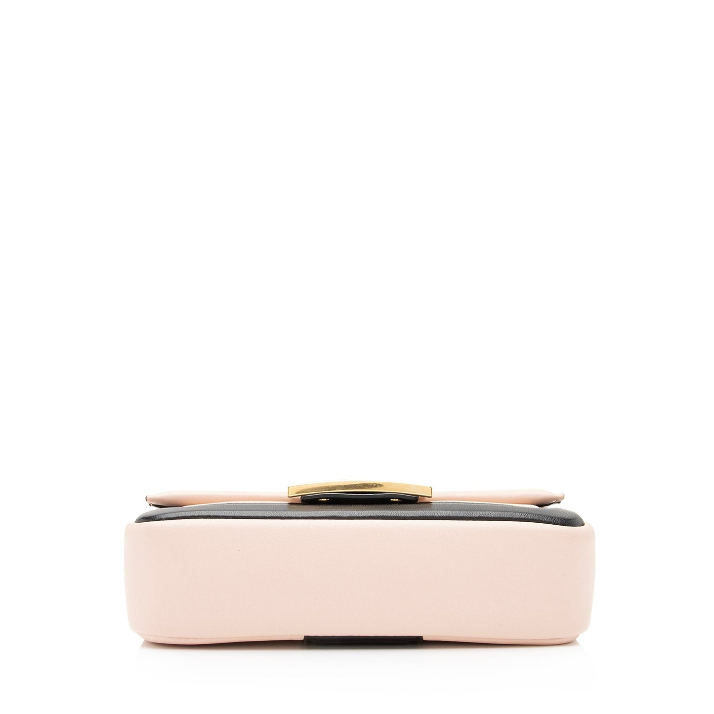Fendi Lambskin Bi Color Baguette Mini Chain Bag (SHF-23605)
