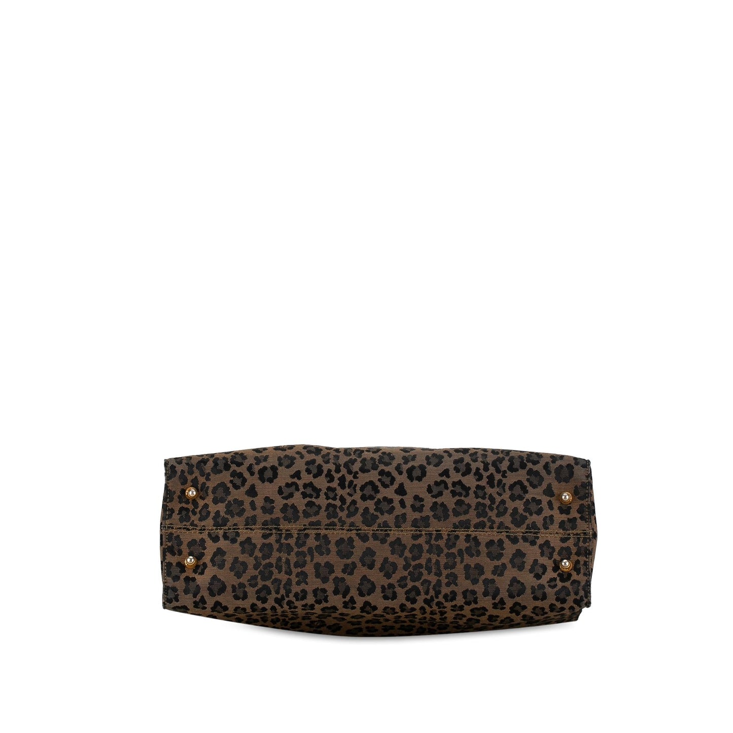 Fendi Leopard Print Canvas Tote (SHG-KYQBn0)