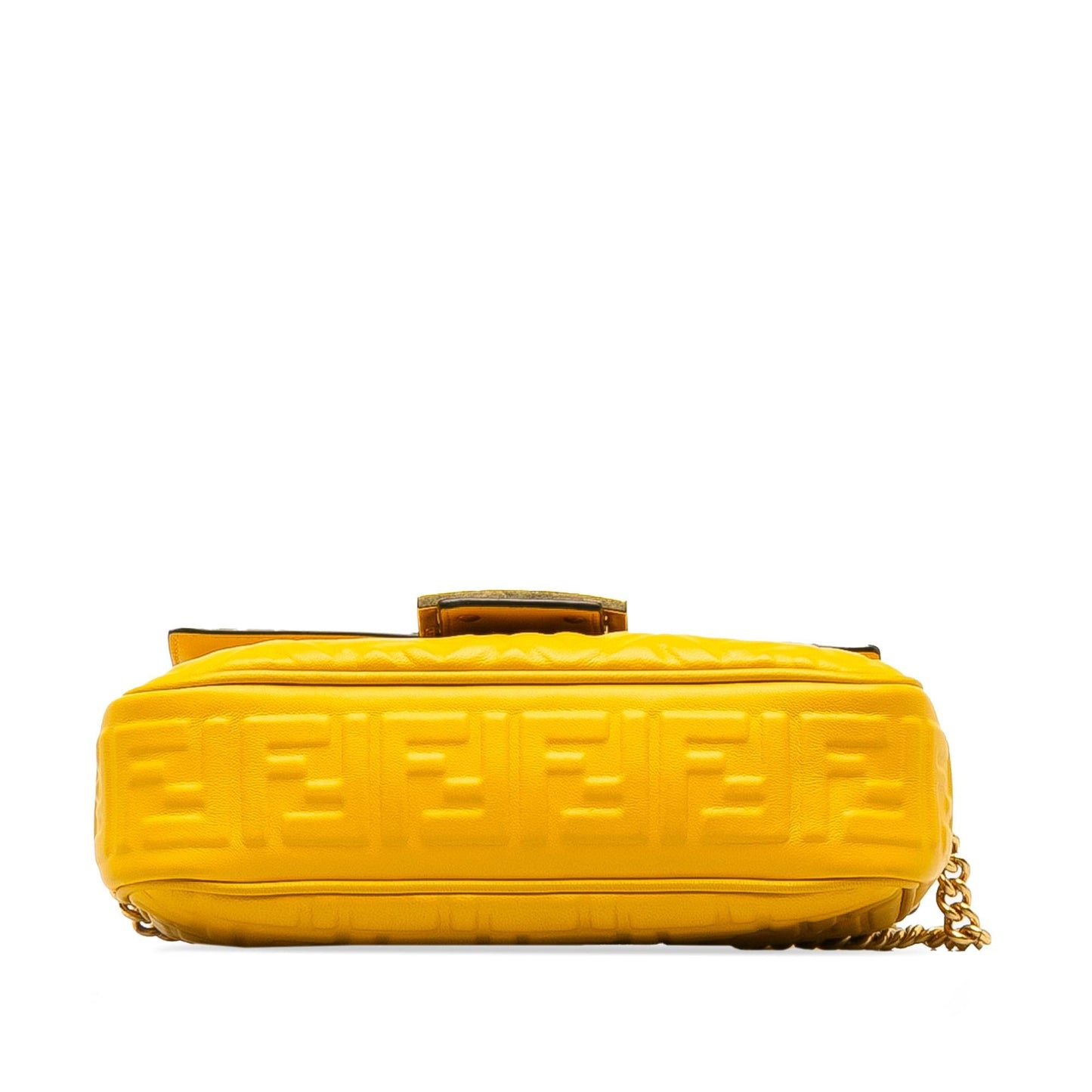Fendi Zucca Embossed Chain Midi Baguette (SHG-0ukIAR)
