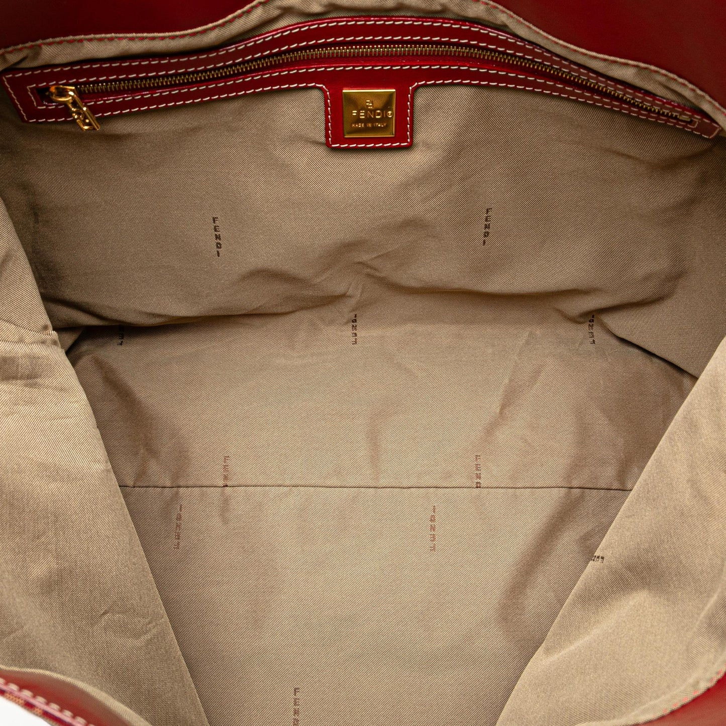 Fendi Zucchino Canvas Chain Tote (SHG-I1242i)