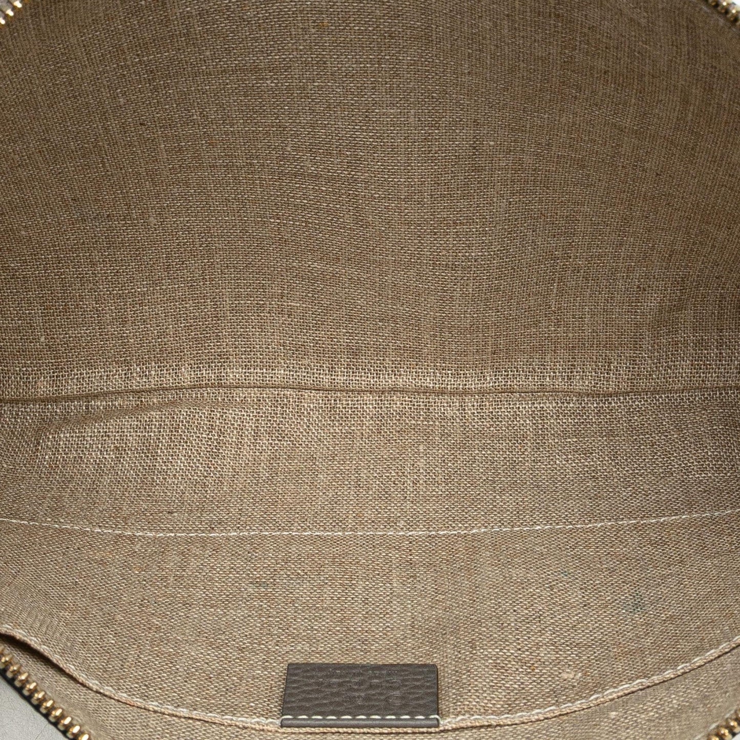 Gucci Calfskin Bamboo Tassel Clutch