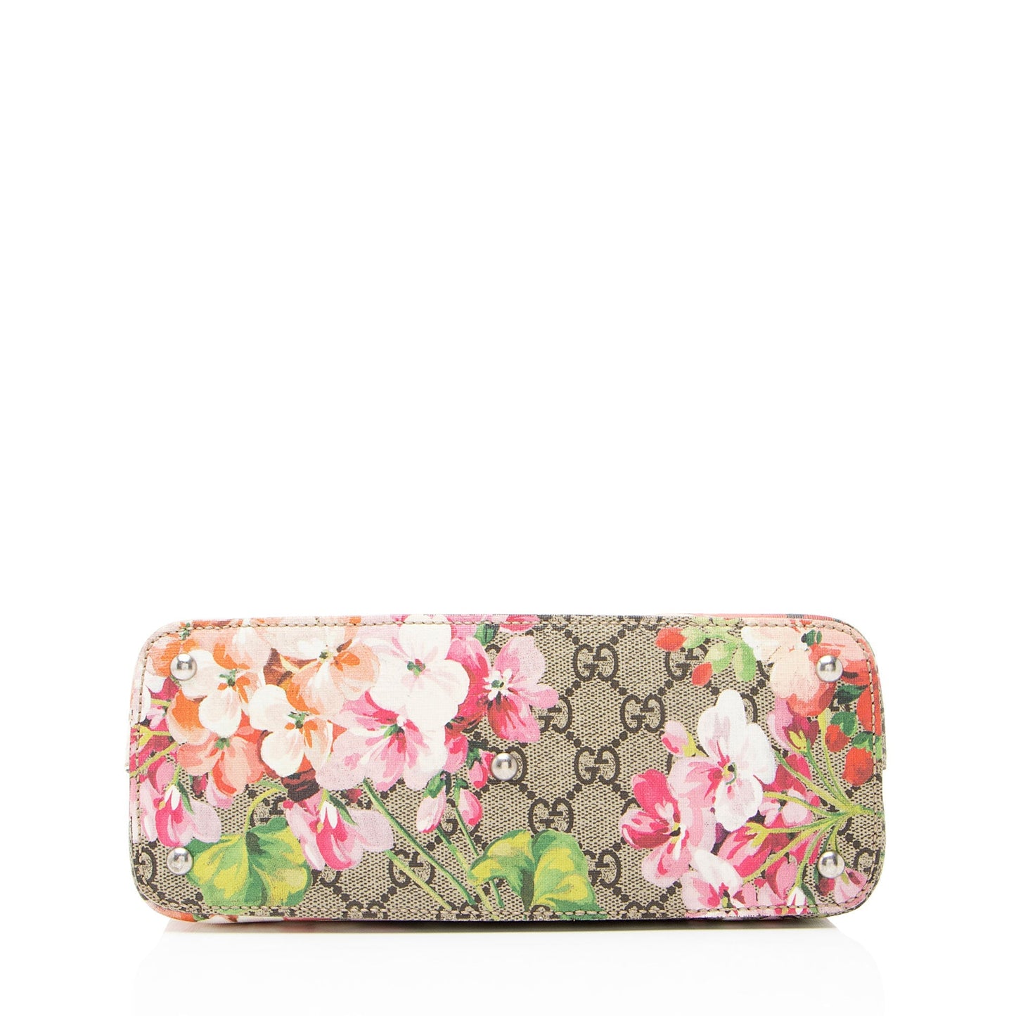 Gucci GG Supreme Blooms Mini Zip Tote