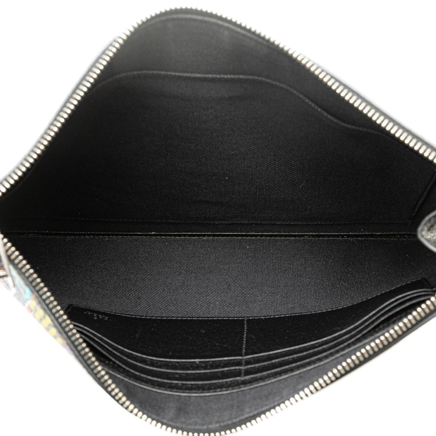Gucci GG Supreme Psychedelic Zip Clutch