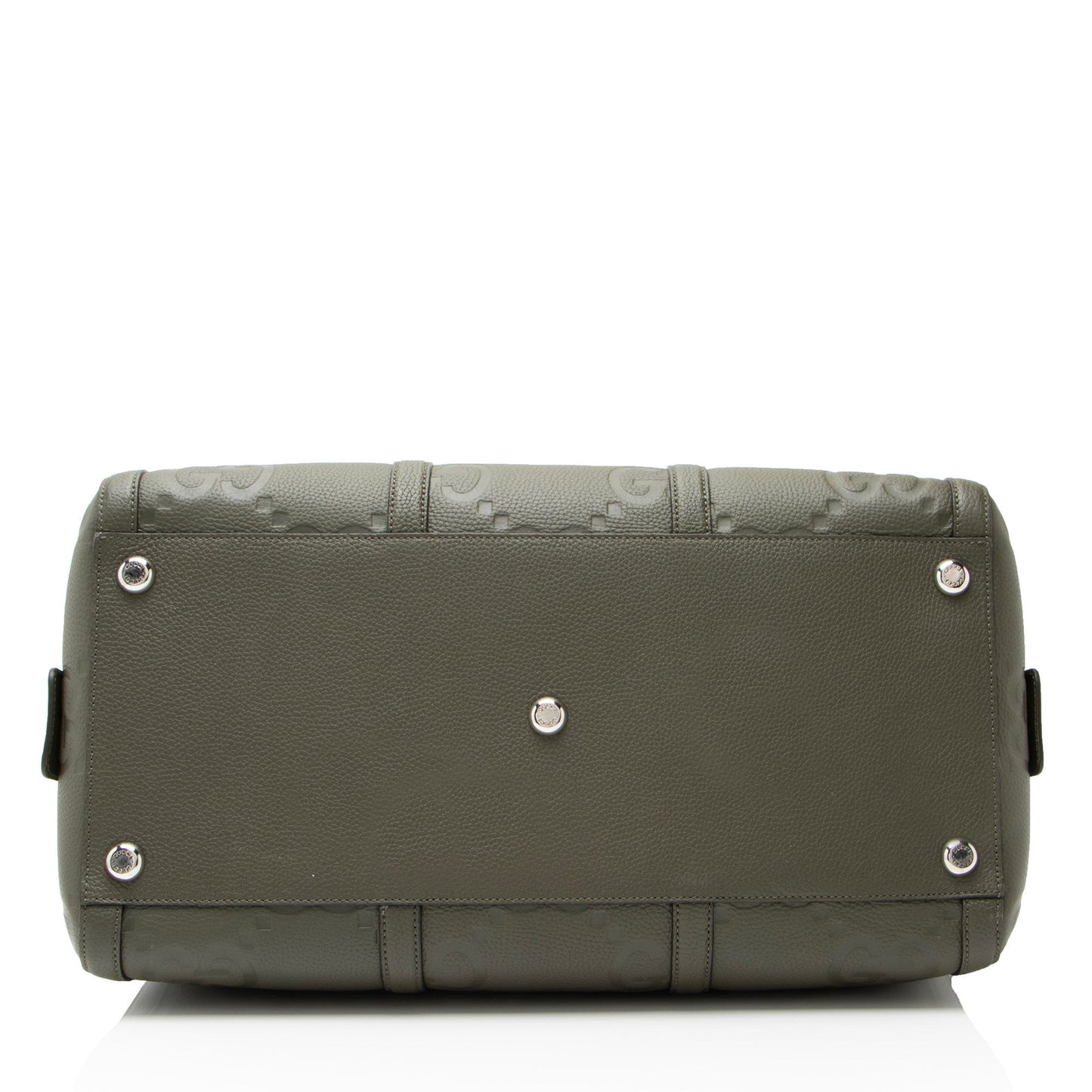 Gucci Jumbo GG Embossed Leather Small Duffle