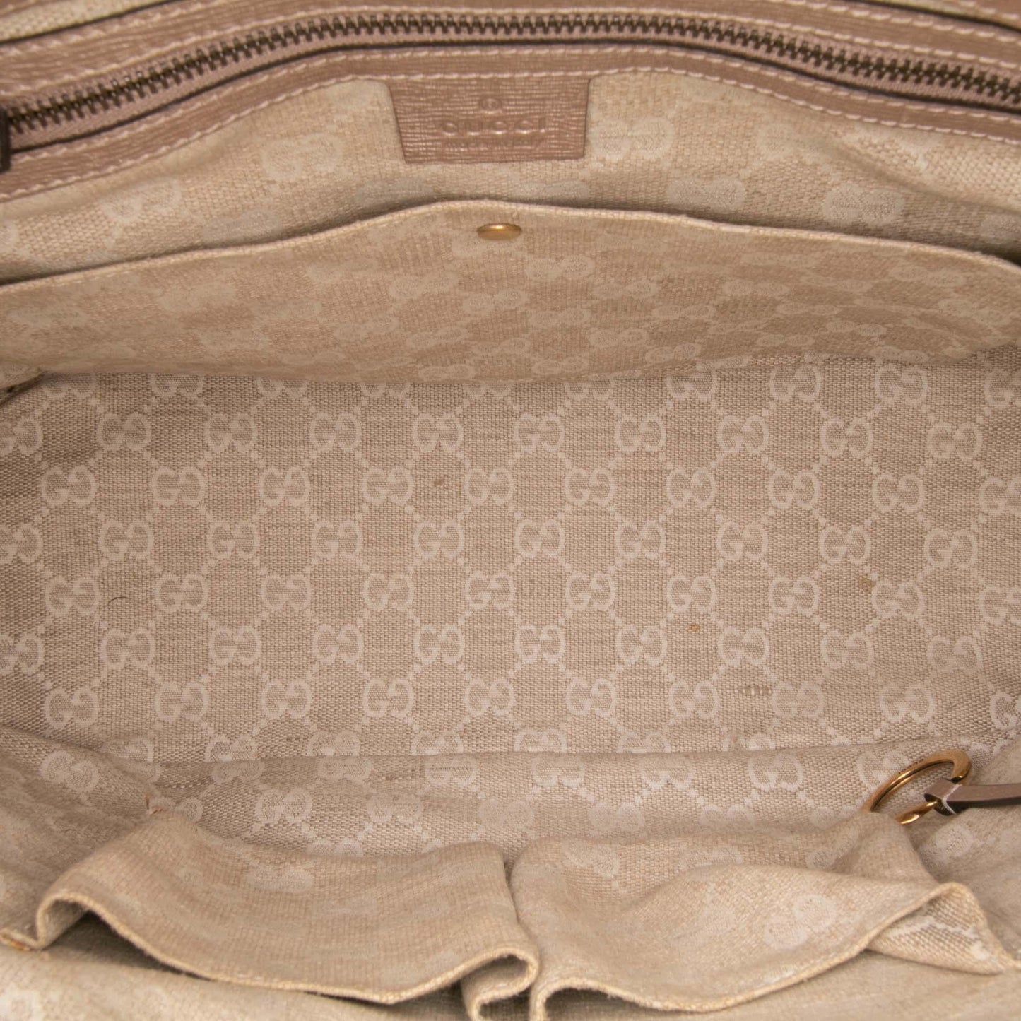 Gucci Leather Bright Bit Satchel