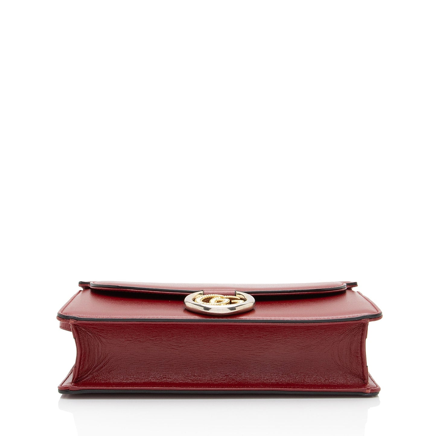 Gucci Leather GG Ring Shoulder Bag