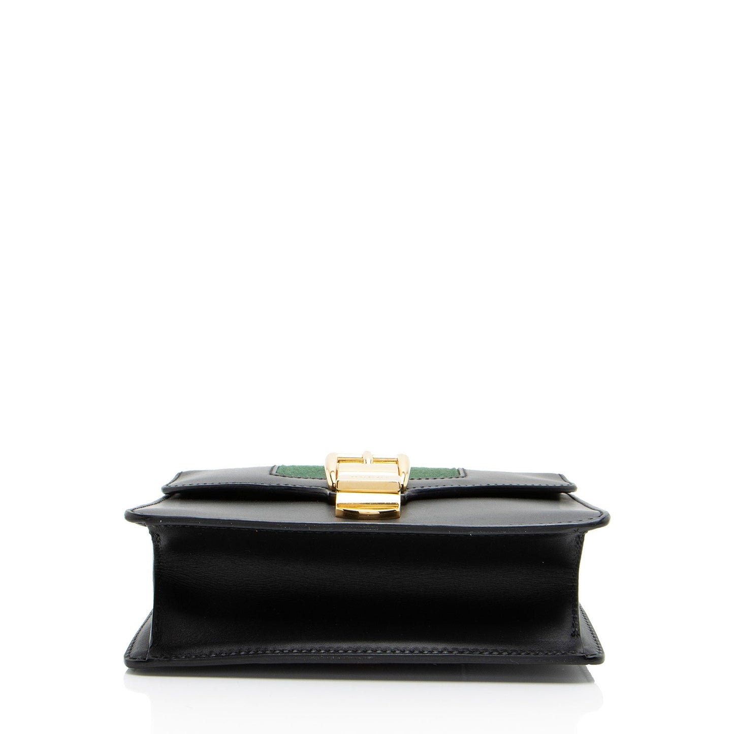 Gucci Leather Sylvie Mini Chain Bag (SHF-c7rwM9)