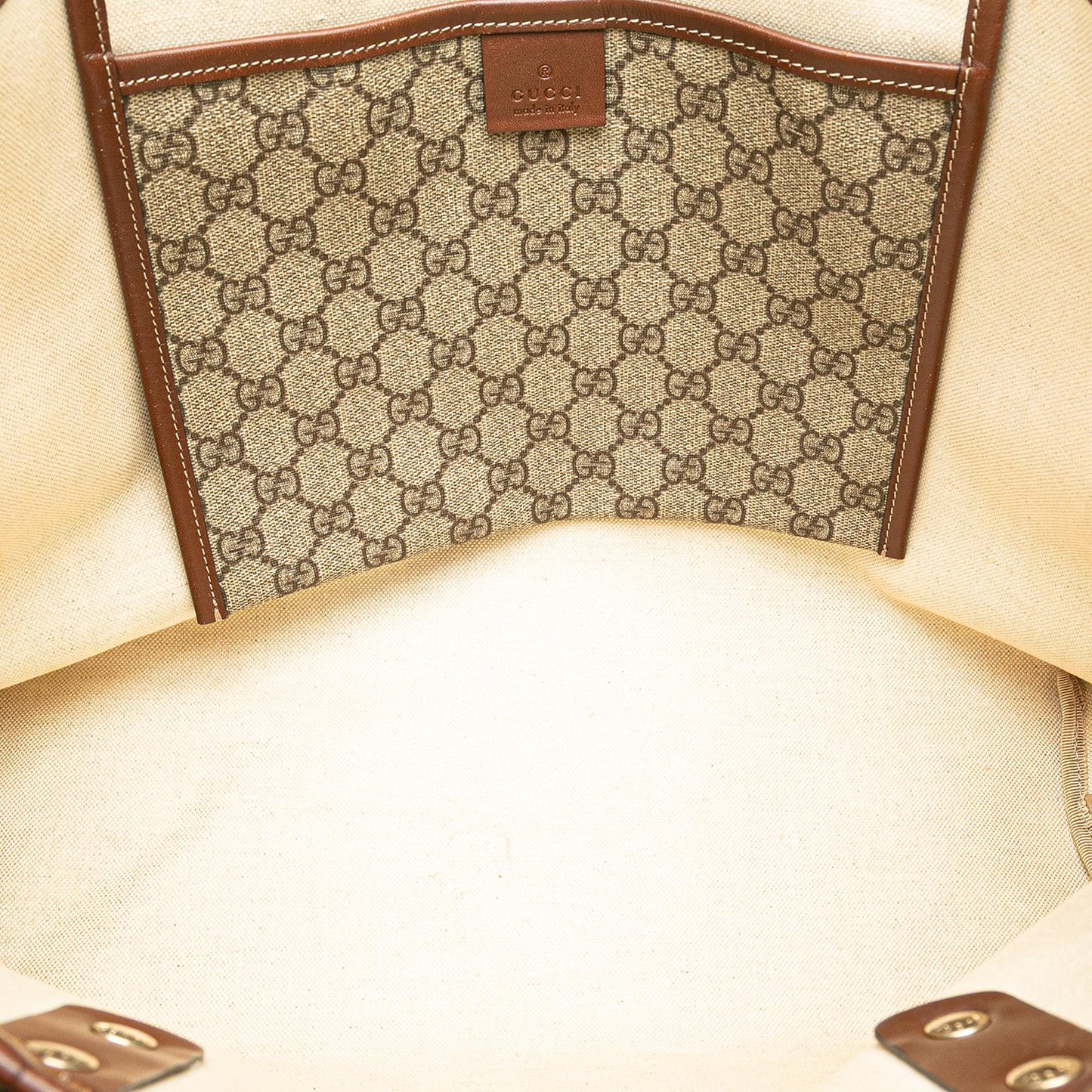 Gucci Medium GG Supreme Web Loop Tote
