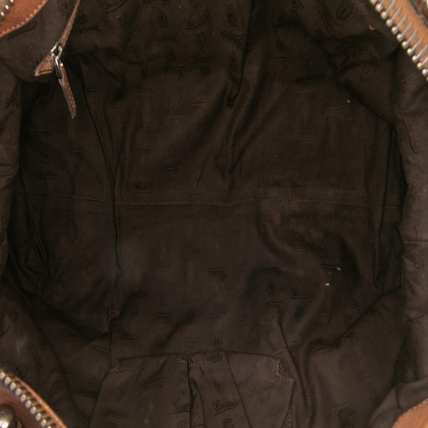 Gucci Medium Leather Bamboo Bar Tote