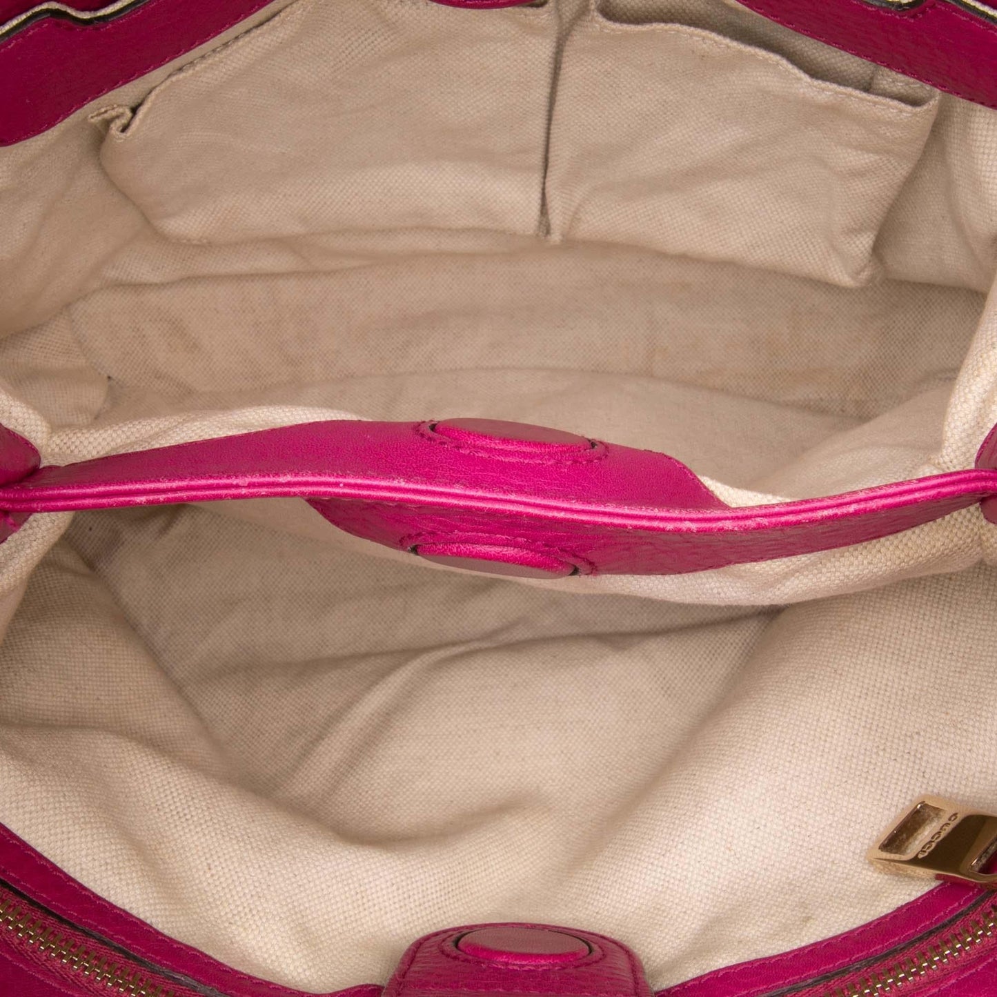 Gucci Small Calfskin Bamboo Shopper Satchel