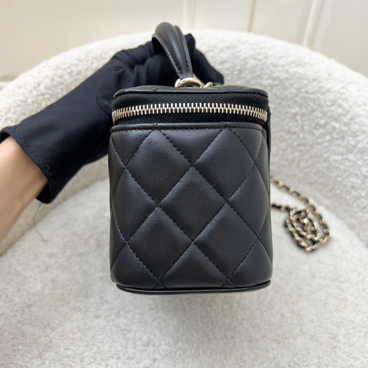 Chanel Top Handle Small Vanity in Handbag - Rovelle Bags