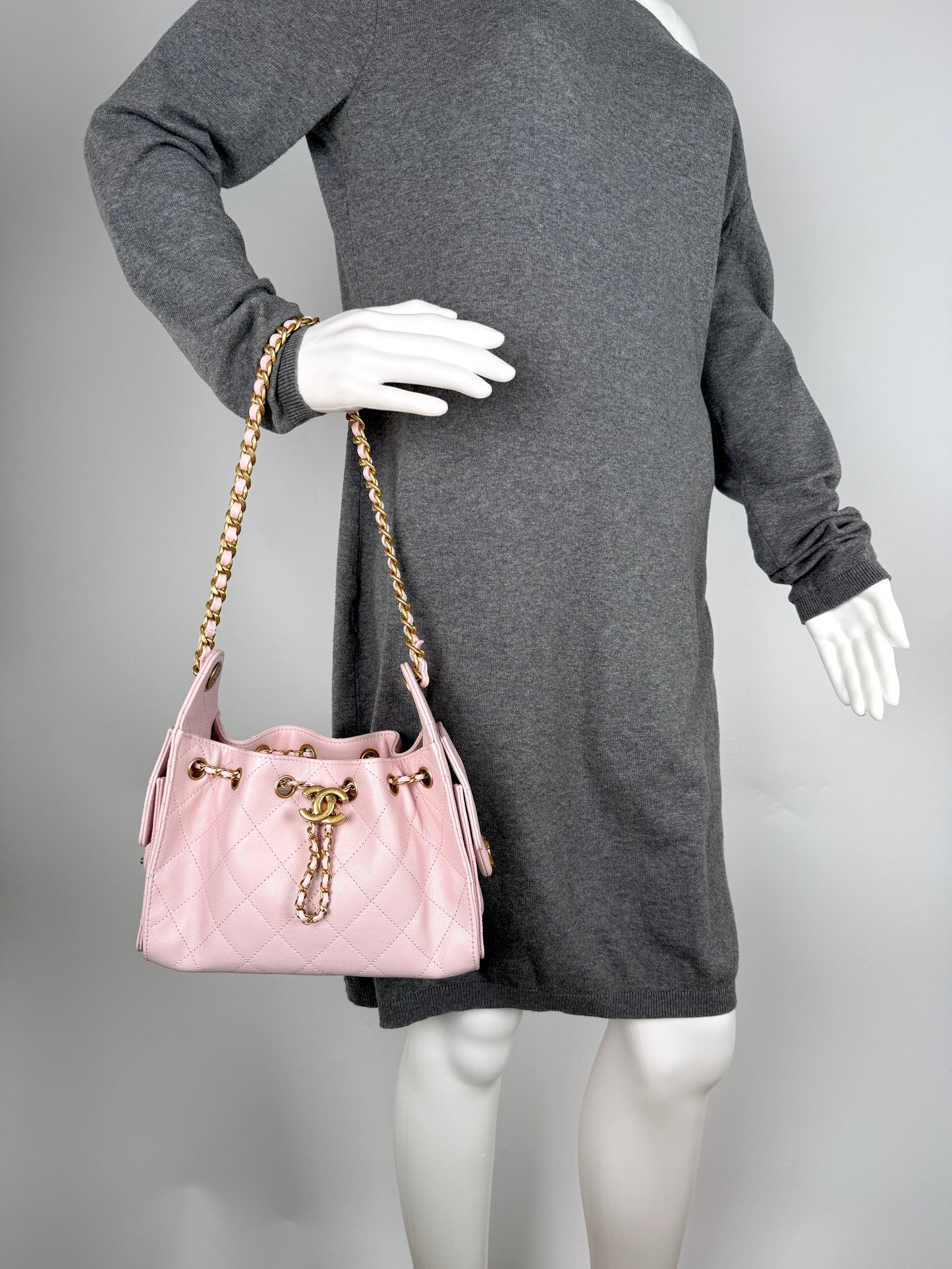 Chanel New CHANEL 25 Mini Pink Shoulder Bag - Rovelle Bags