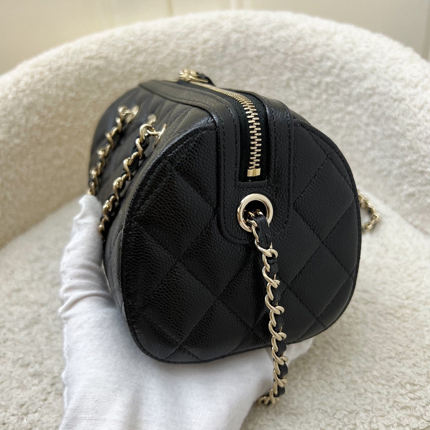 Chanel 25P Bowling Handbag - Rovelle Bags
