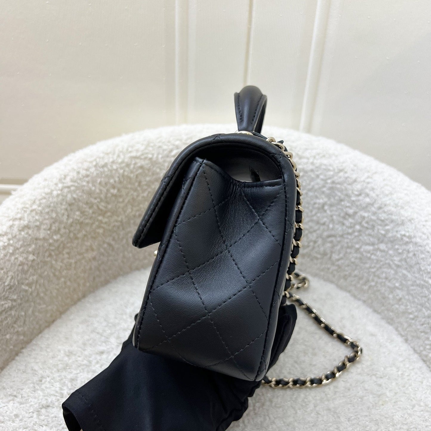 Chanel Classic Top Handle Mini Rectangle Flap Bag - Rovelle Bags