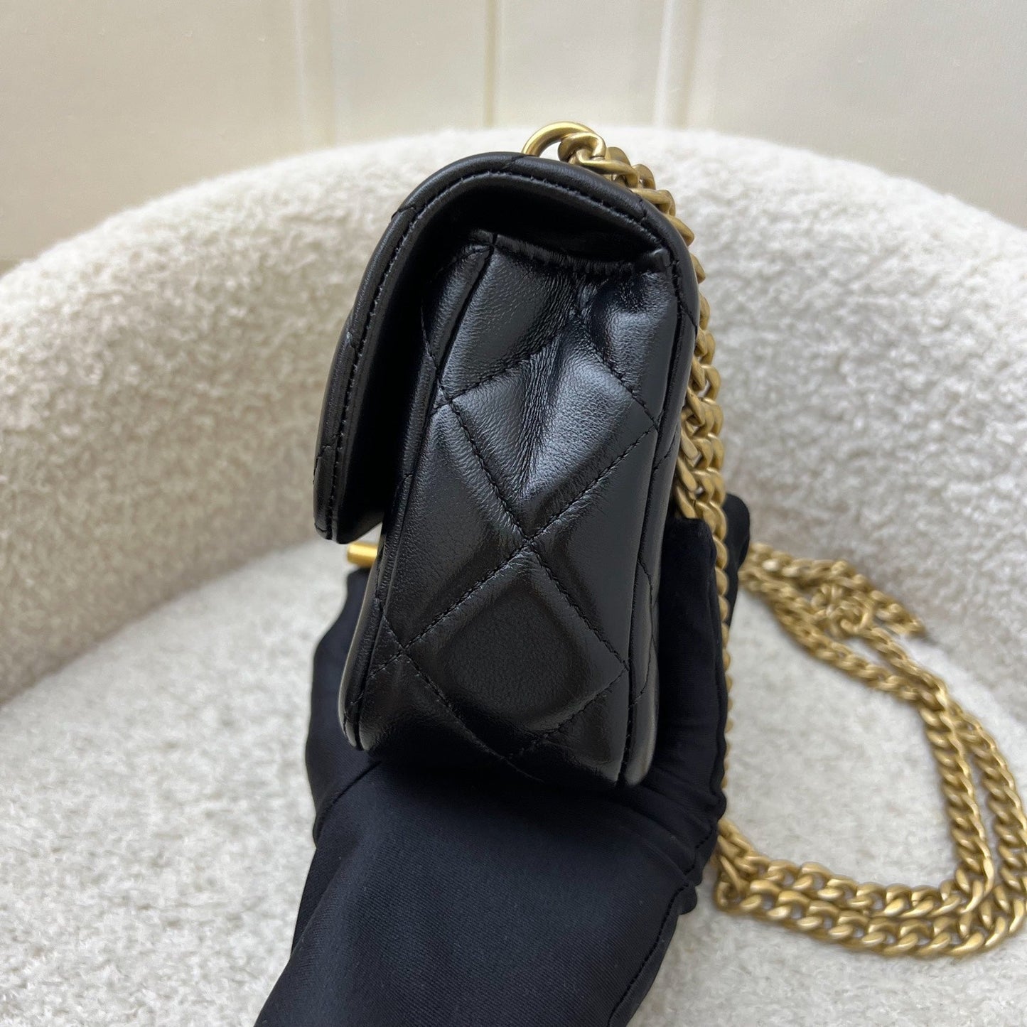Chanel Heart Adjustable Chain Mini Flap Flap Bag - Rovelle Bags