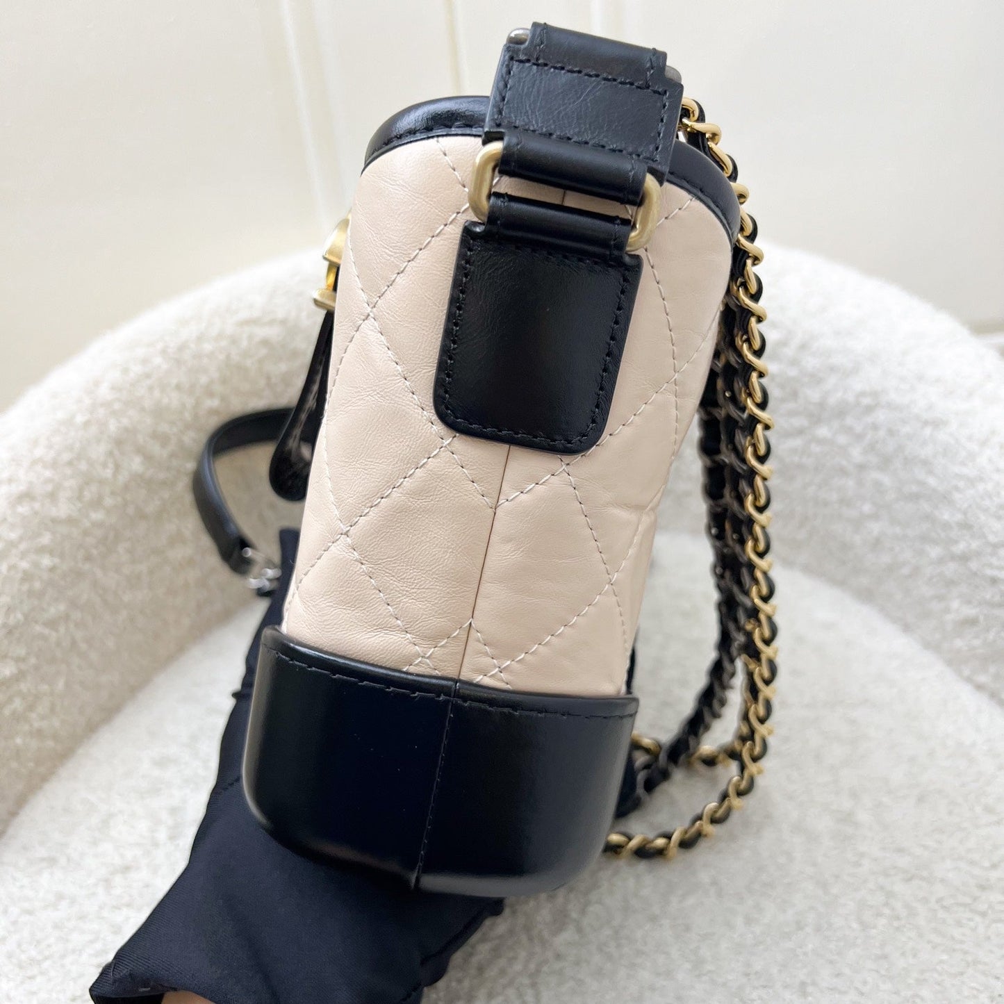 Chanel Small Gabrielle Hobo in Beige Shoulder Bag - Rovelle Bags