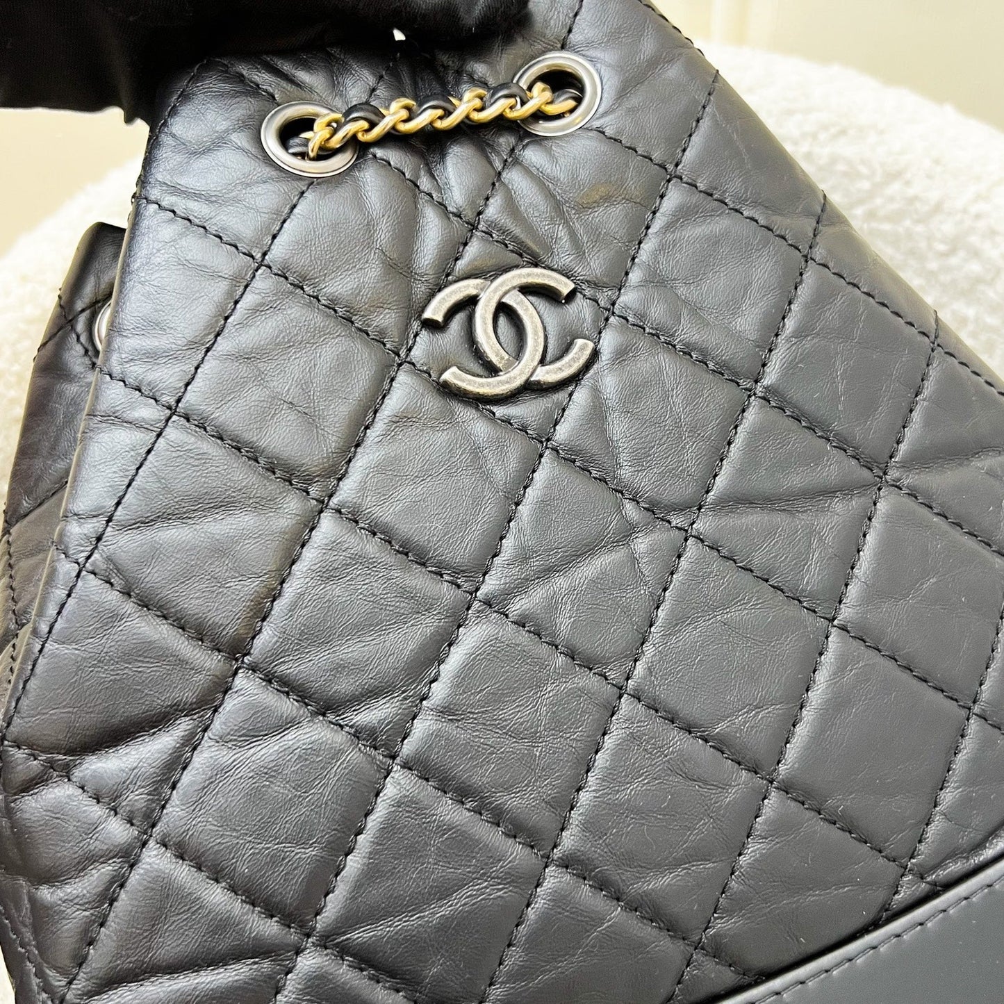Chanel Small Gabrielle Backpack in Black Backpack - Rovelle Bags