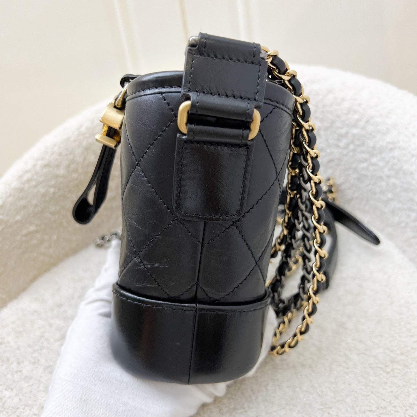 Chanel Small Gabrielle Hobo in Black Shoulder Bag - Rovelle Bags