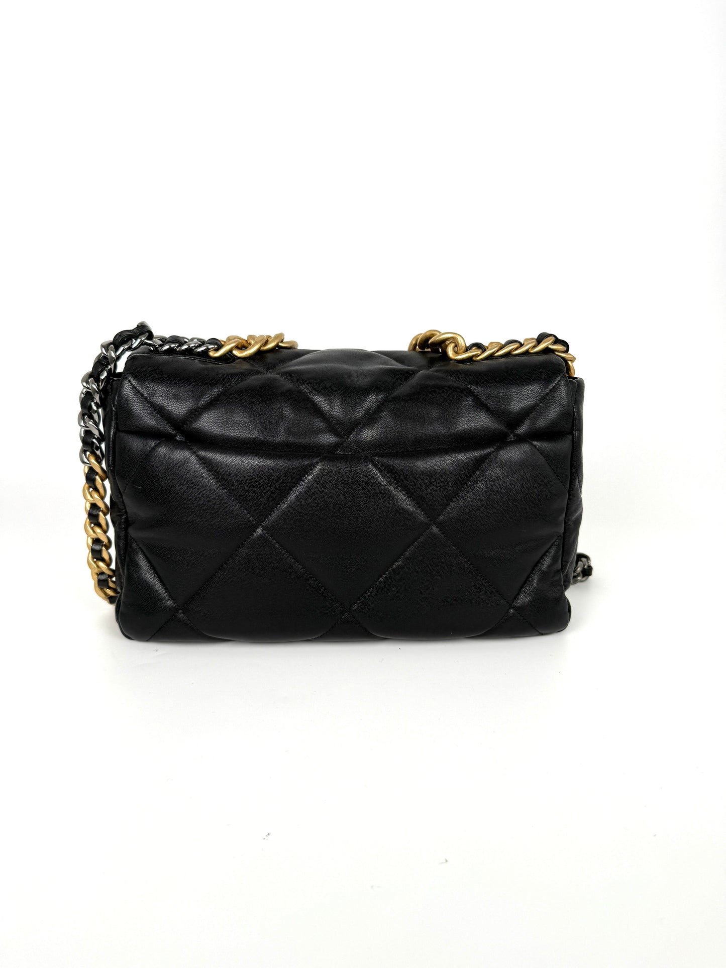 Chanel 19 2020 Large Black Quilted Flap Bag - Rovelle Bags