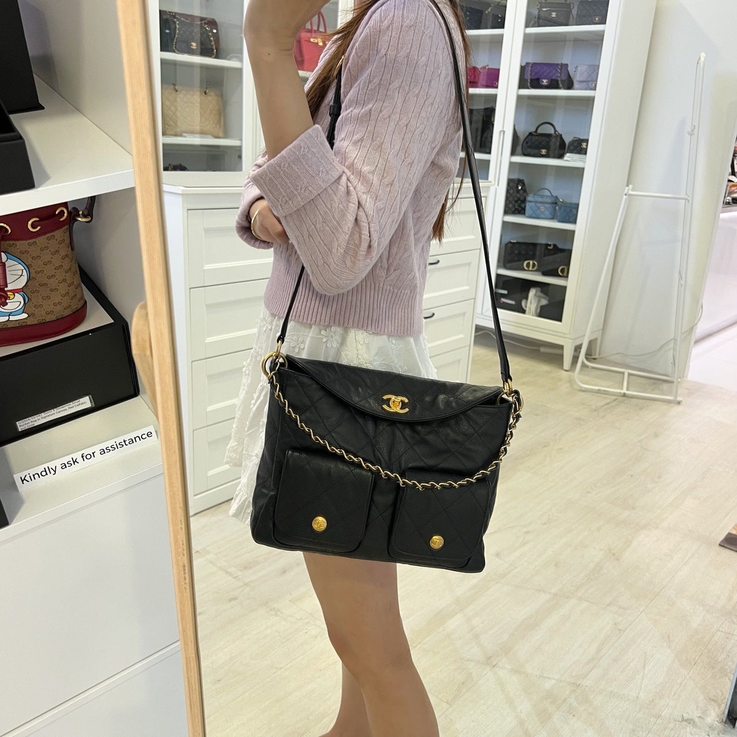 Chanel 25P Maxi Hobo Hobo Bag - Rovelle Bags