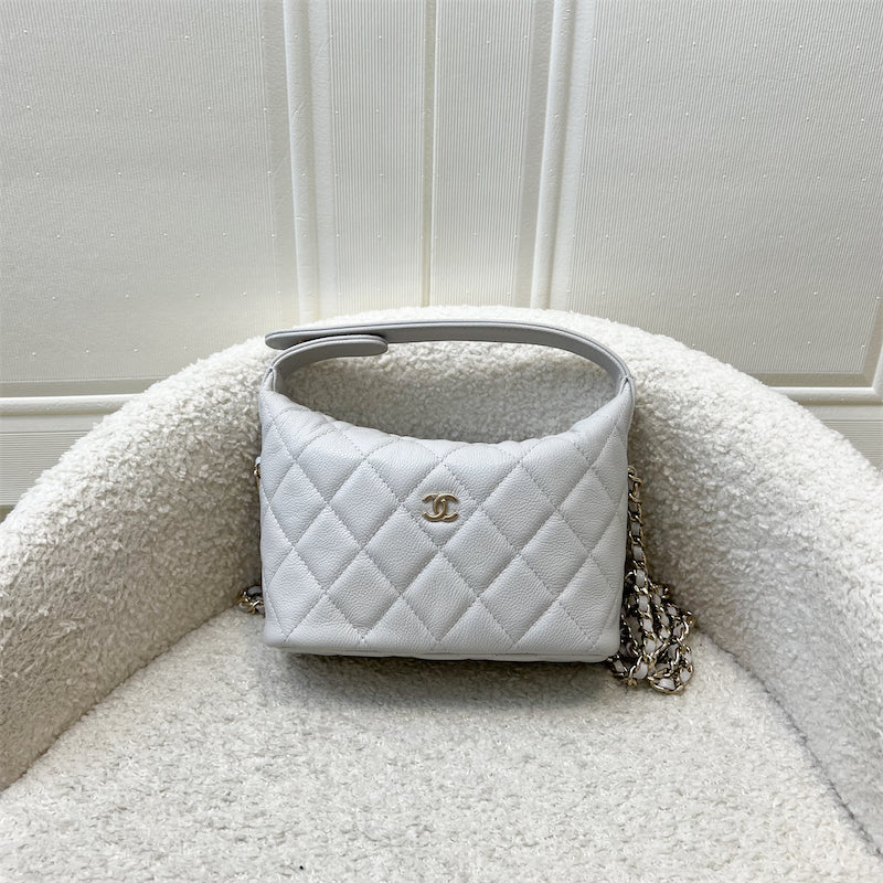 Chanel 25C Quilted Hobo Clutch on Shoulder Bag - Rovelle Bags