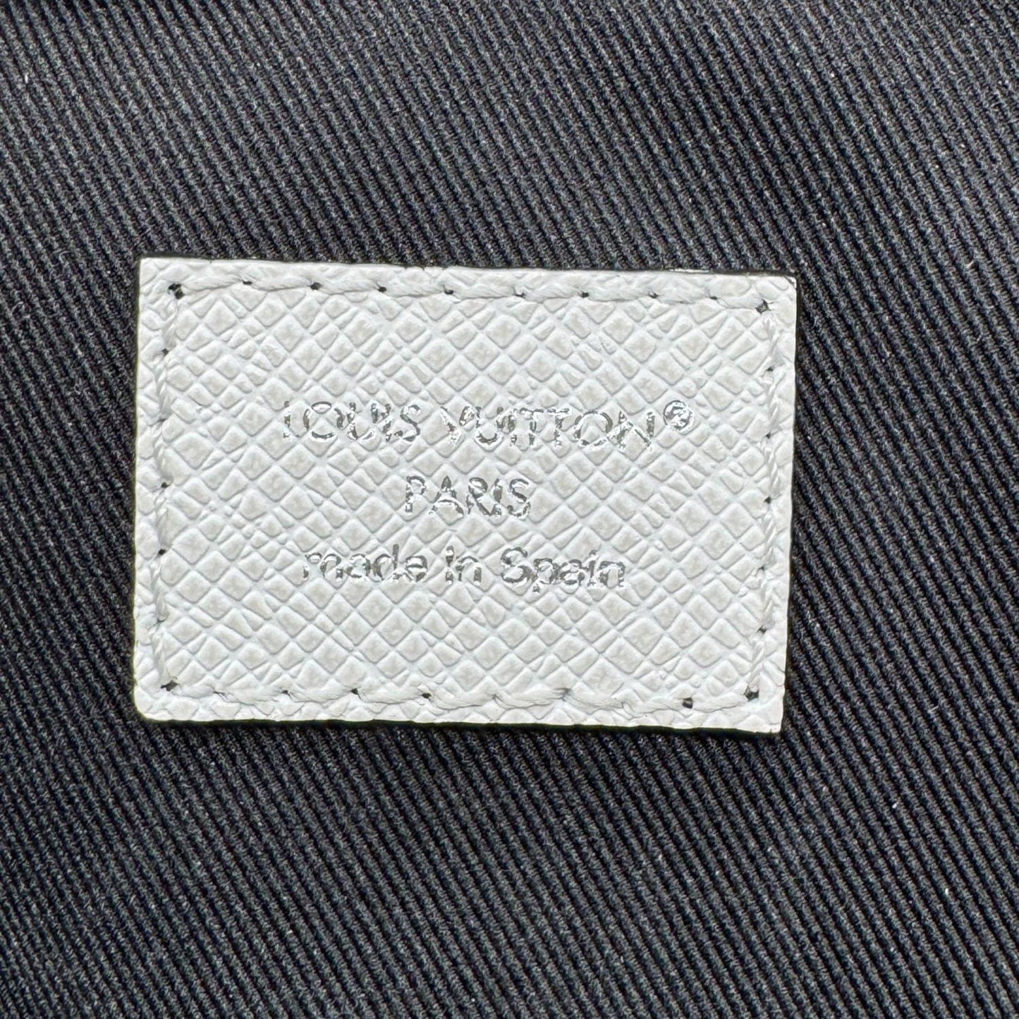 LOUIS VUITTON Avenue Sling PM Monogram Canvas Taigarama Backpack Bag White