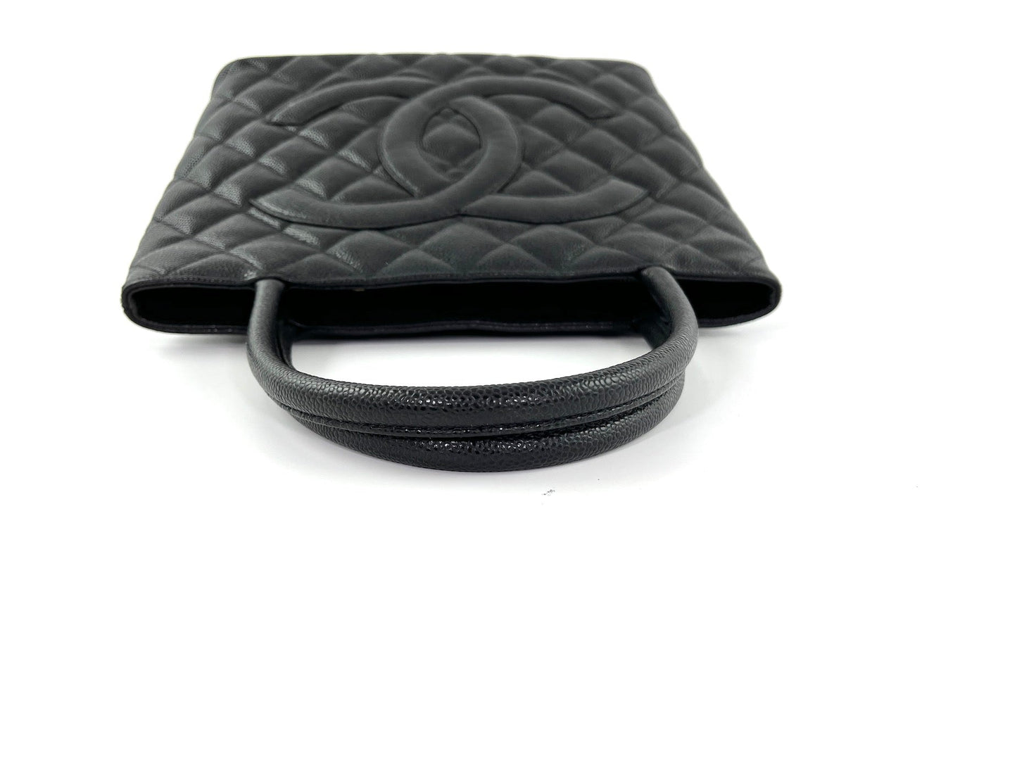 Chanel Black Caviar 2010 Quilted Medallion Tote Bag - Rovelle Bags