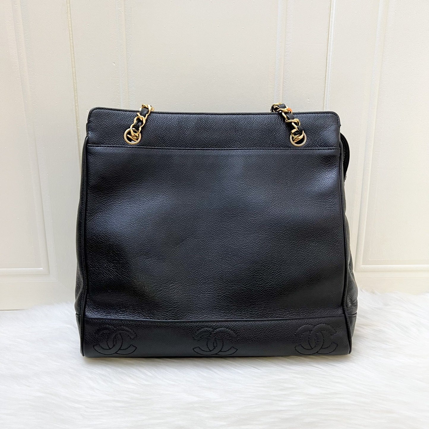 Chanel Triple CC Tote in Black Tote Bag - Rovelle Bags