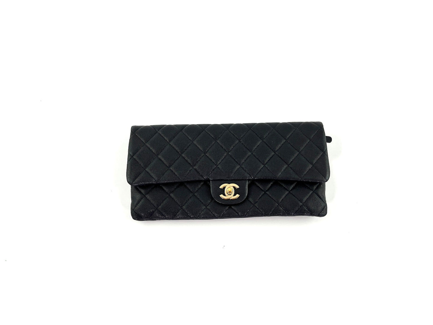 Chanel Classic 2021 Black Quilted Caviar Flap Bag - Rovelle Bags
