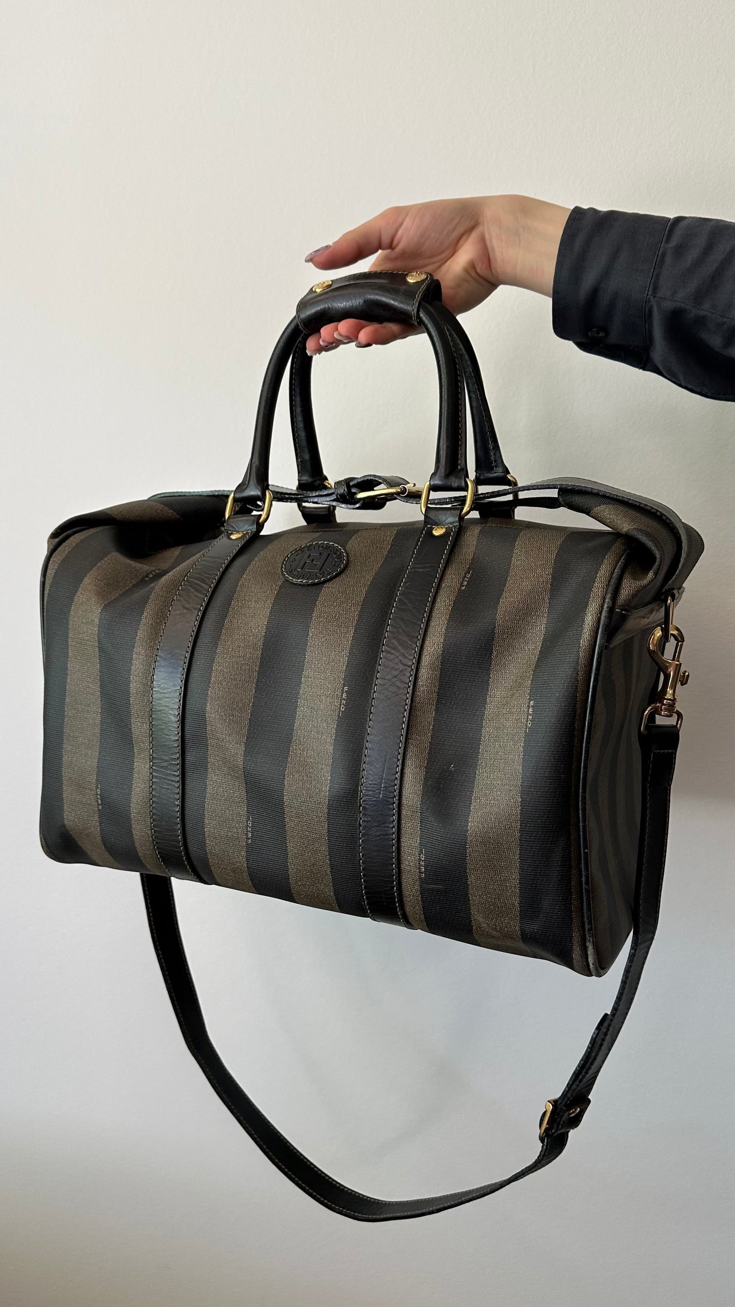 FENDI Boston Bag Brown