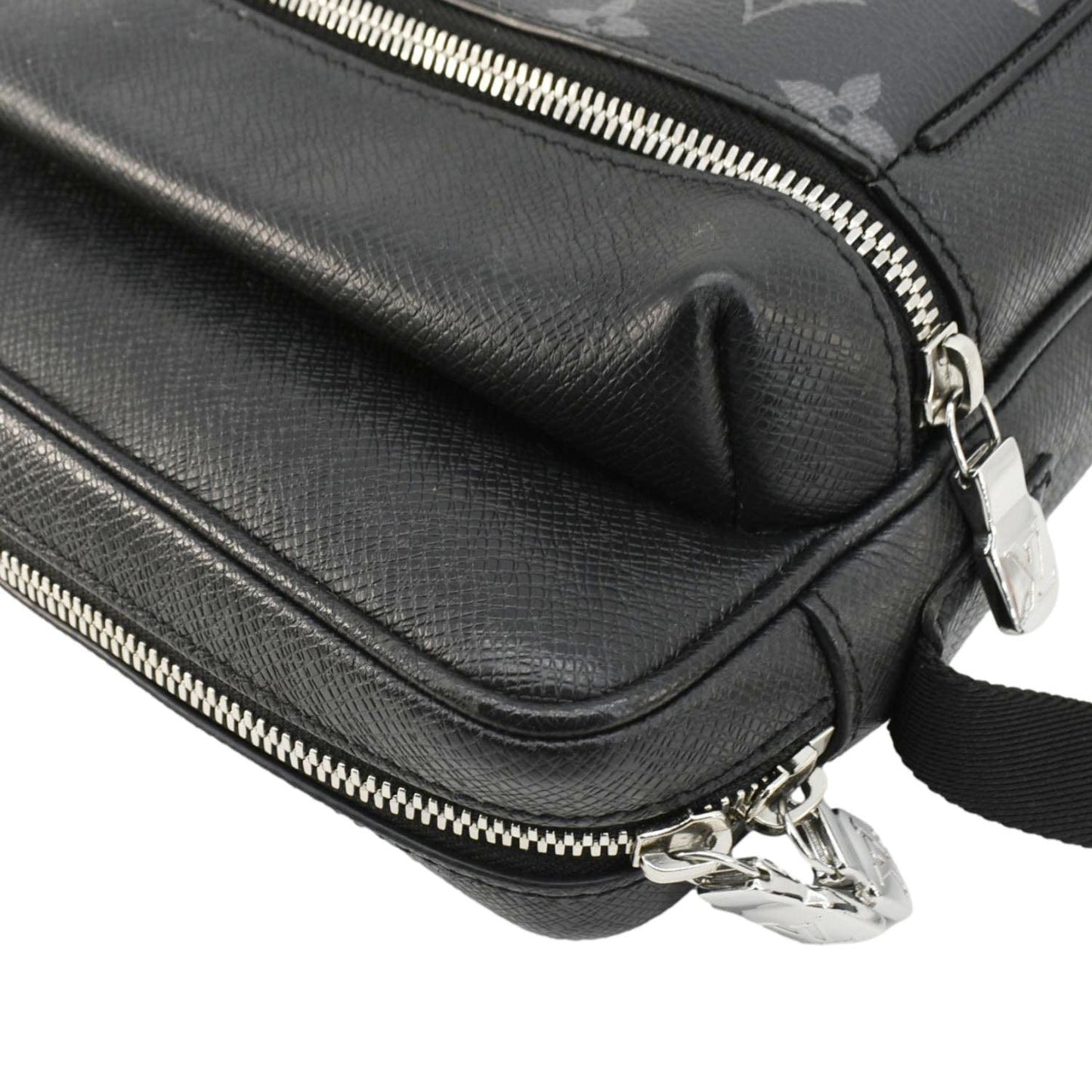 LOUIS VUITTON Outdoor Monogram Eclipse Crossbody Bag Black