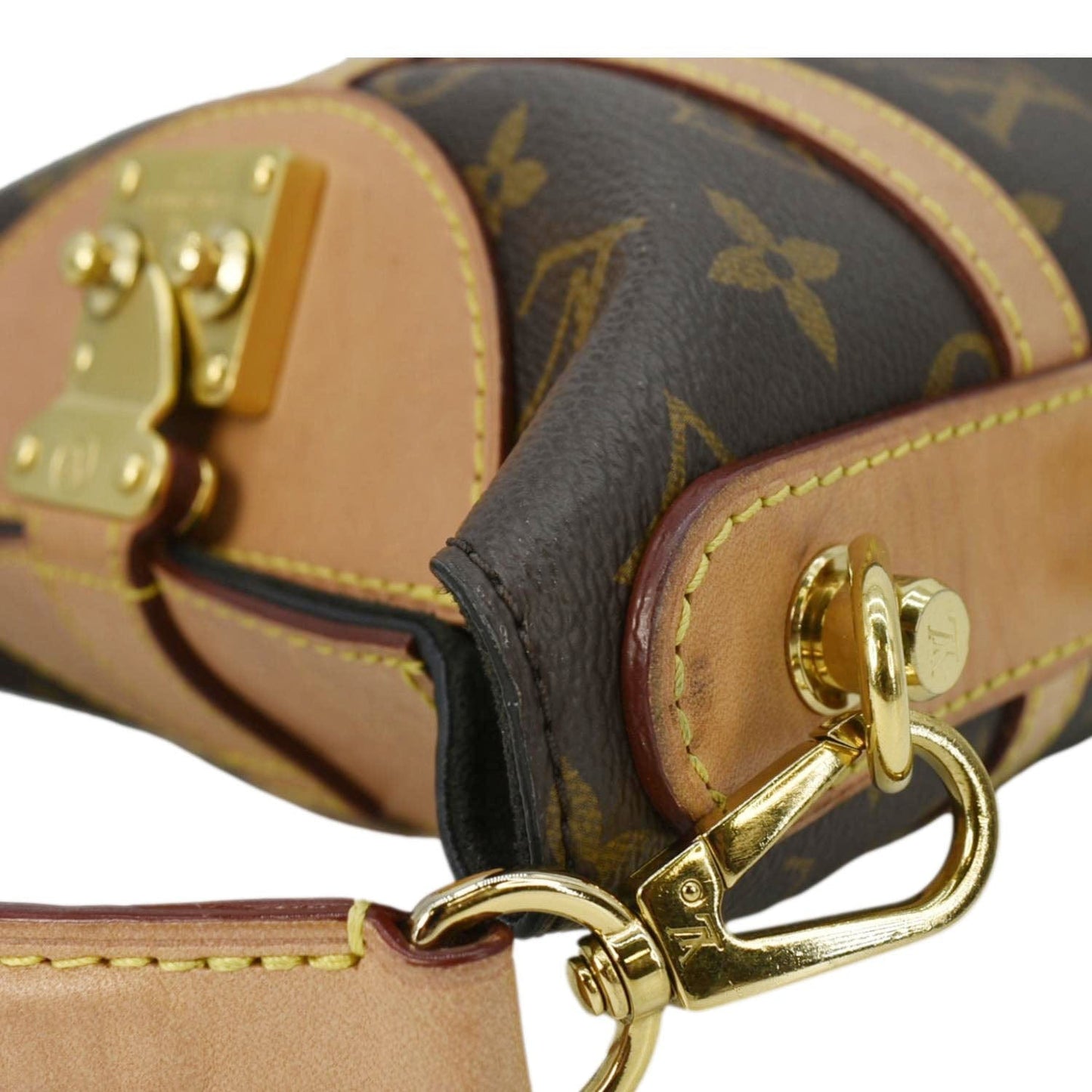 Louis Vuitton Monogram Canvas Duffle Bag Brown