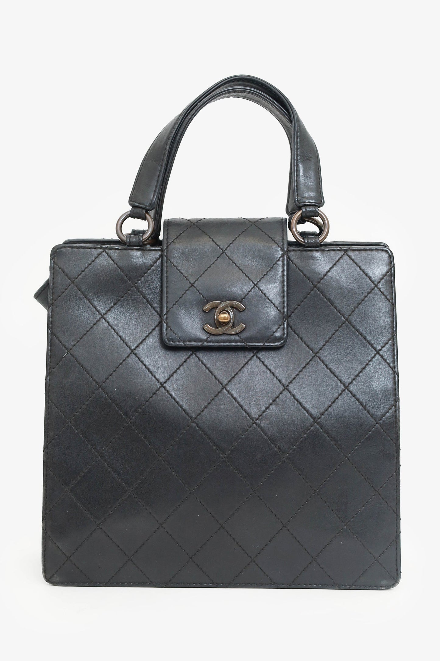 Chanel ™ 1996-97 Black Tote Bag - Rovelle Bags