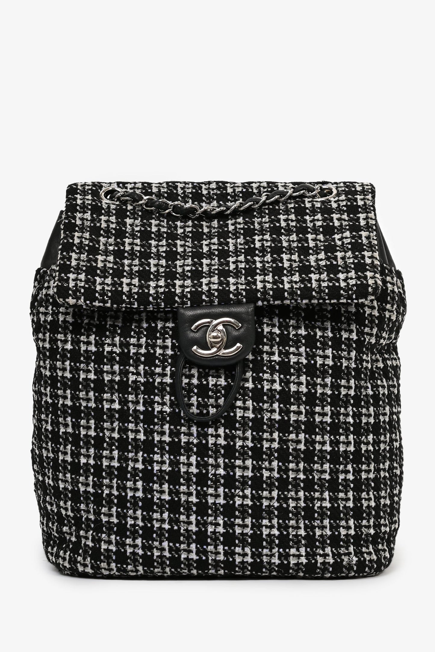 Chanel ™ 2016 Black/Silver Backpack - Rovelle Bags